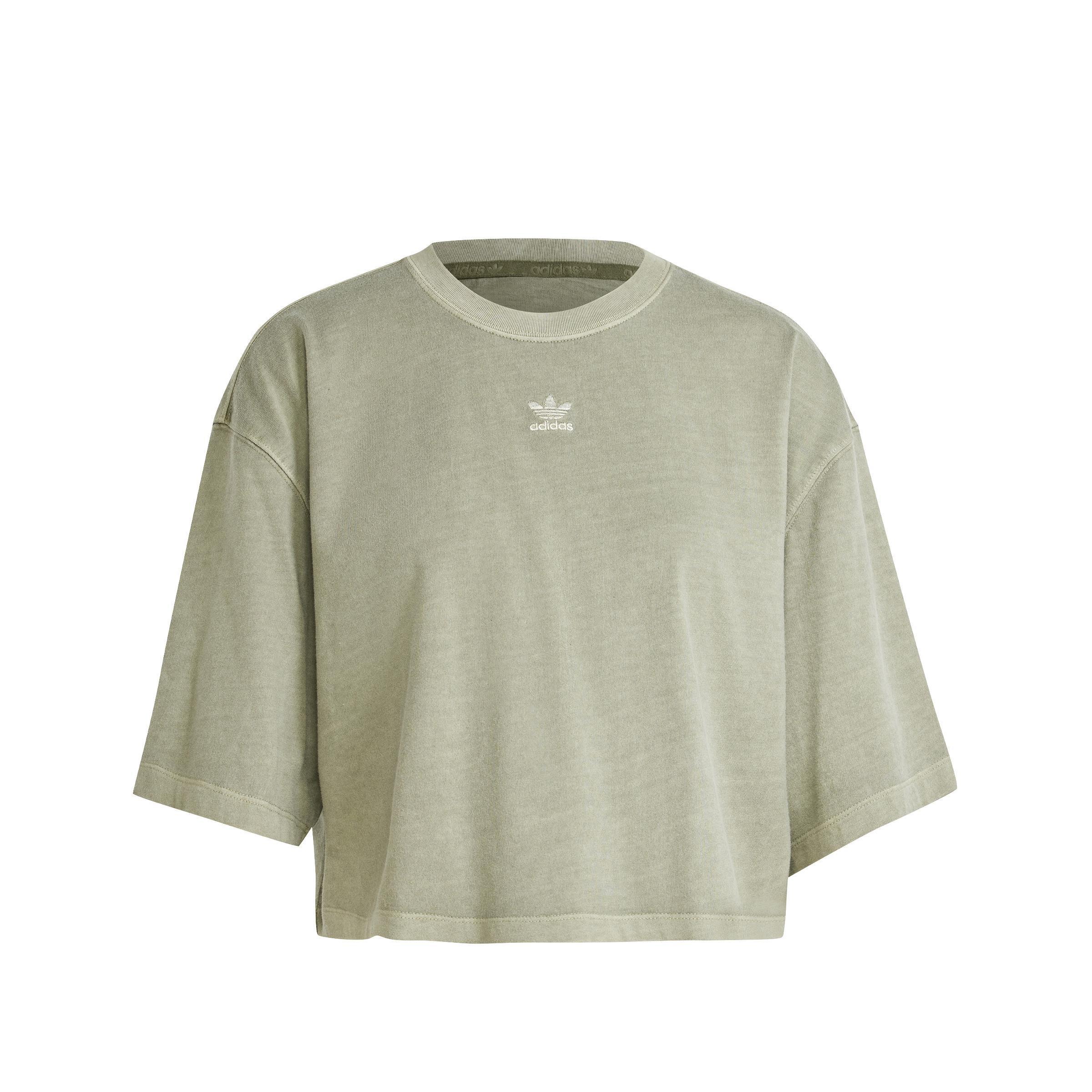 Essentials Crop T-Shirt, Green, A901_ONE, large image number 1