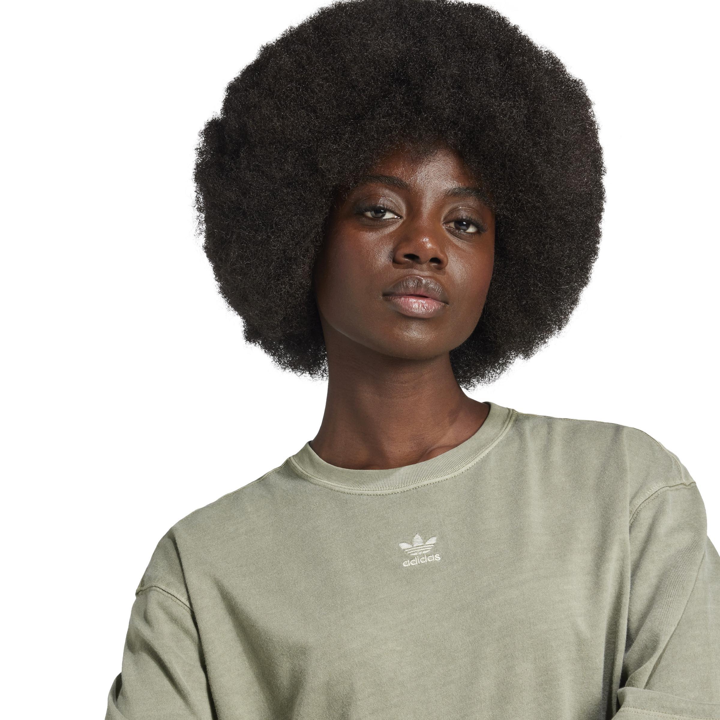 Essentials Crop T-Shirt, Green, A901_ONE, large image number 4