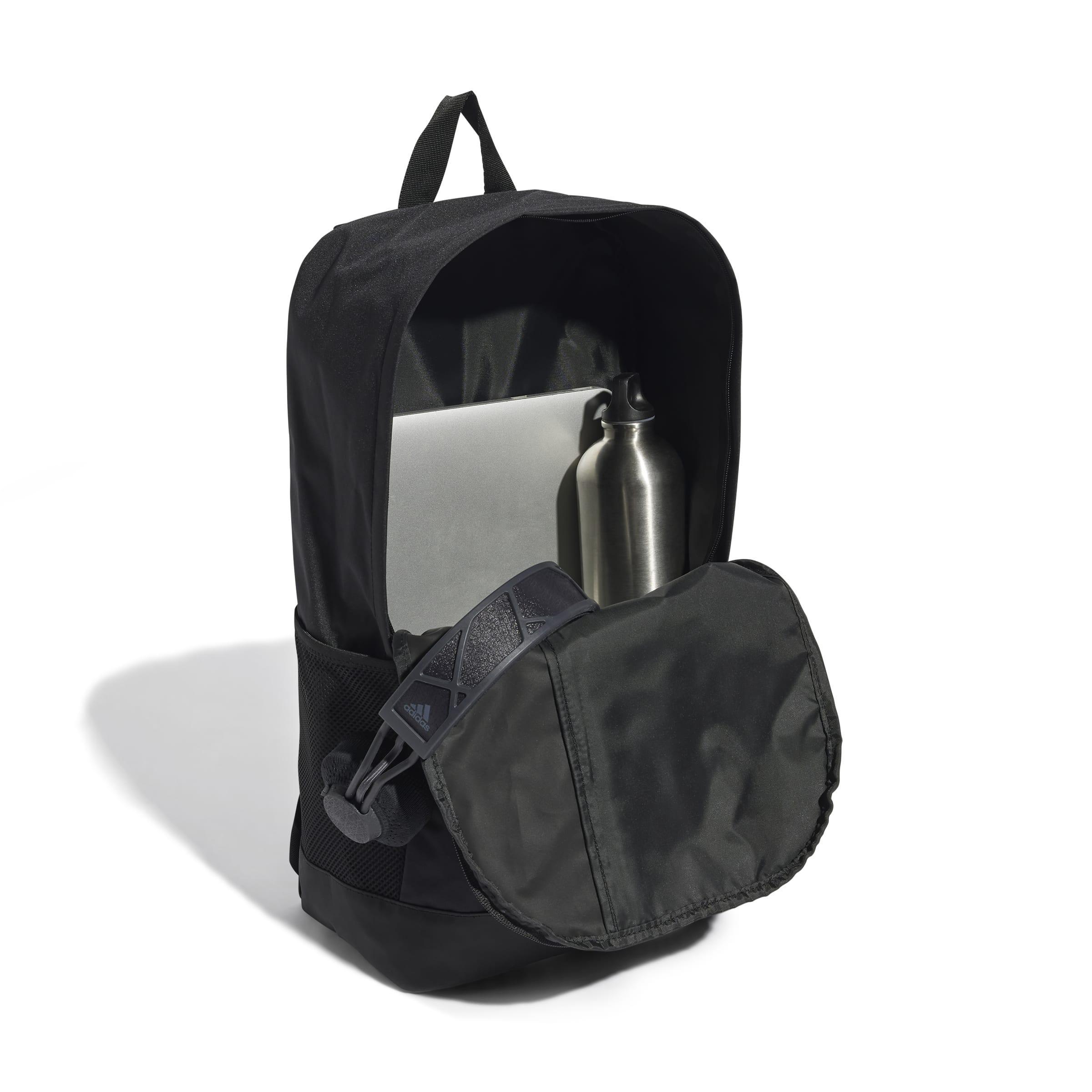 Unisex Linear Backpack, Black, A901_ONE, large image number 4
