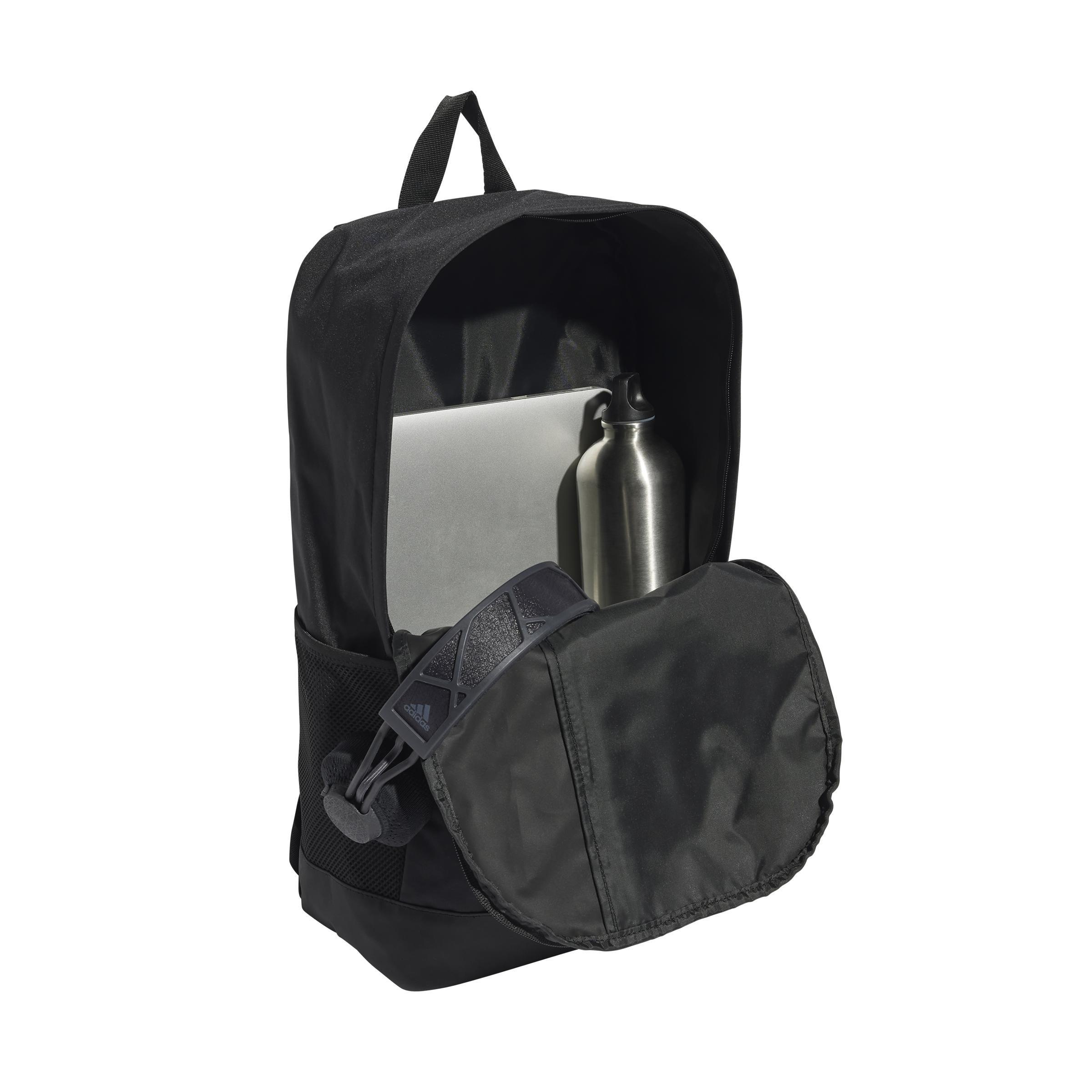 Unisex Linear Backpack, Black, A901_ONE, large image number 5