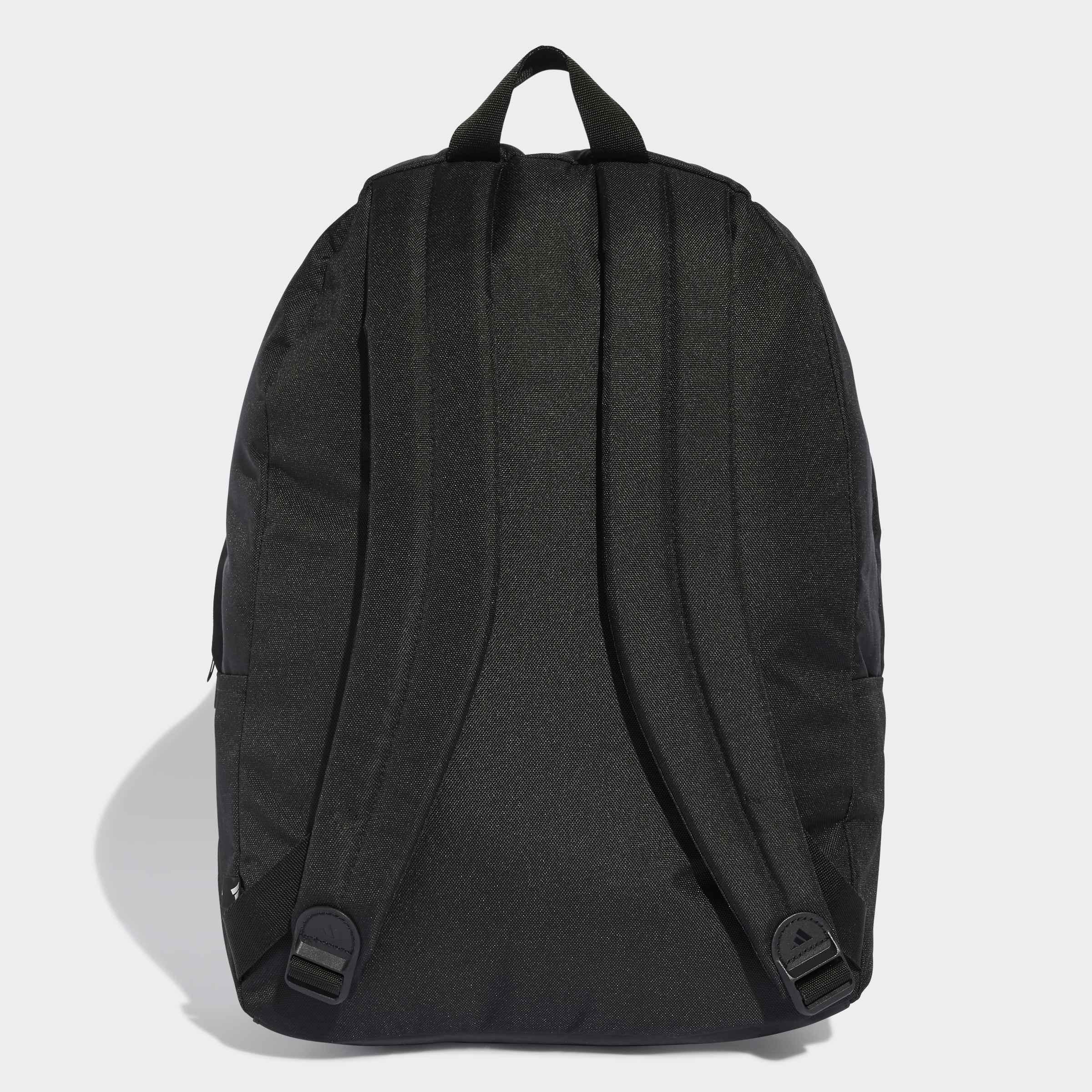 Unisex Classic Back-To-School Stripes Backpack, Black, A901_ONE, large image number 3