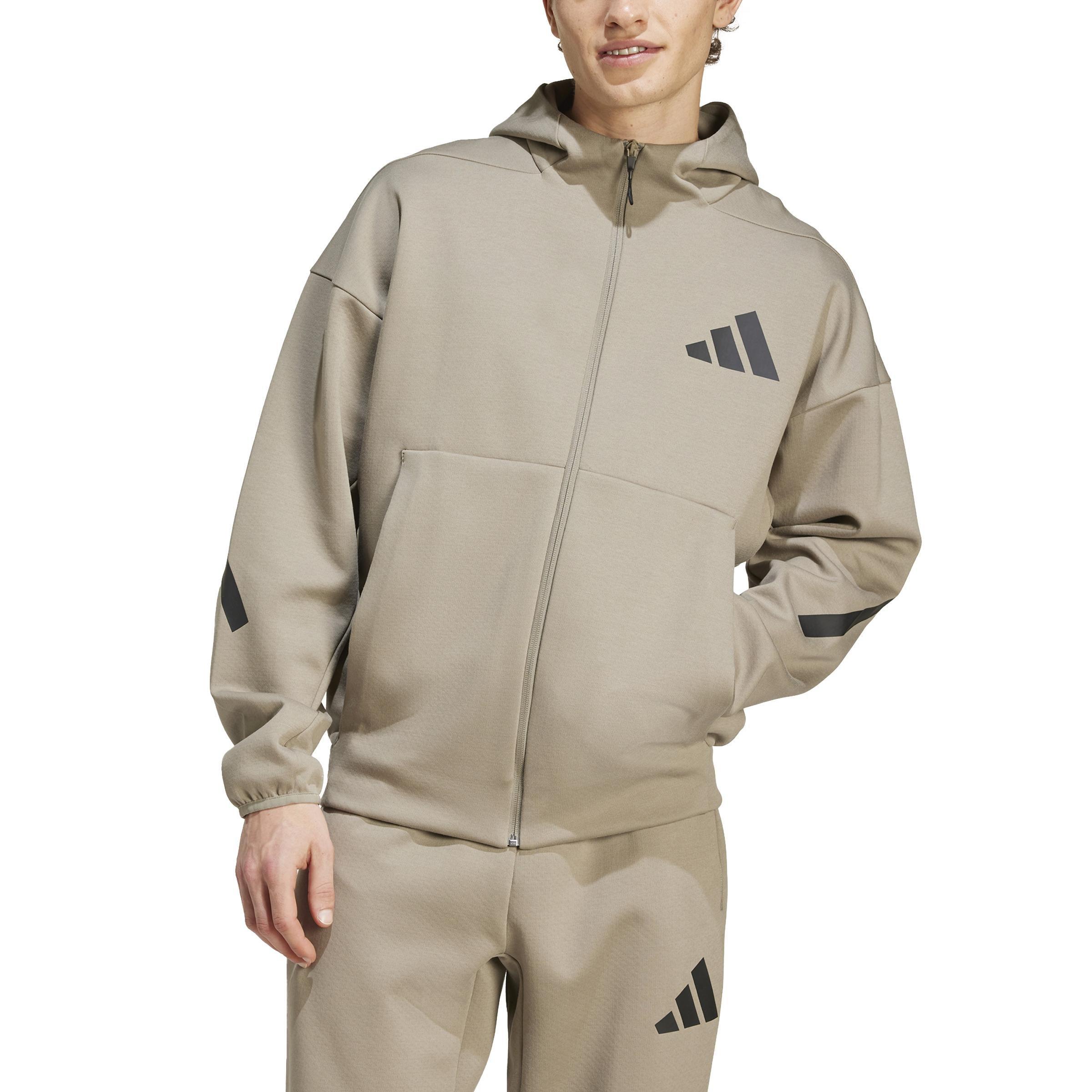 Z.N.E. Full-Zip Hooded Track Jacket, Grey, , large image number 0