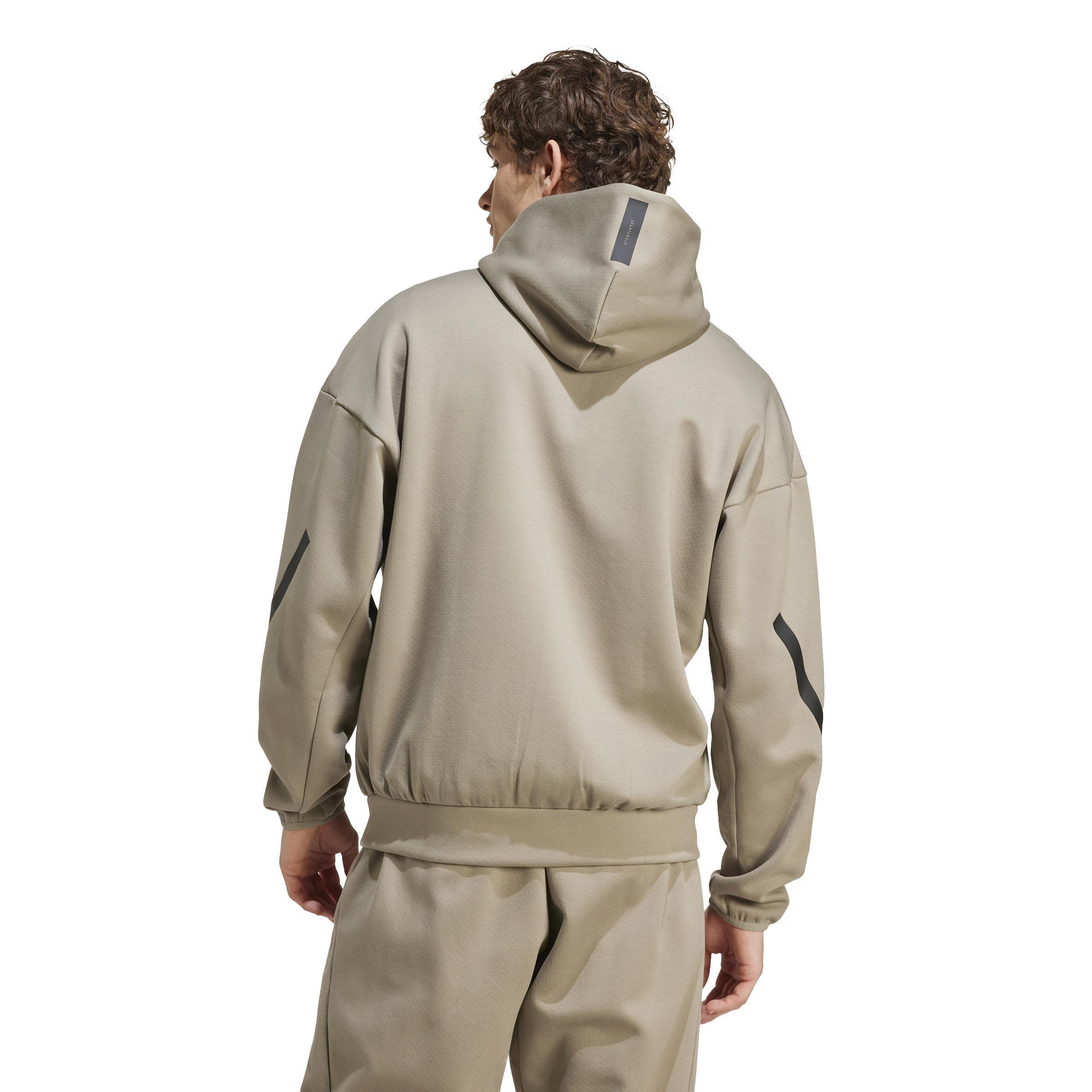 Z.N.E. Full-Zip Hooded Track Jacket, Grey, , large image number 3