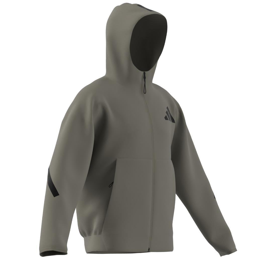 Z.N.E. Full-Zip Hooded Track Jacket, Grey, , large image number 7