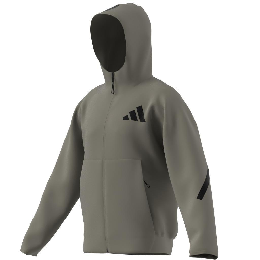 Z.N.E. Full-Zip Hooded Track Jacket, Grey, , large image number 8