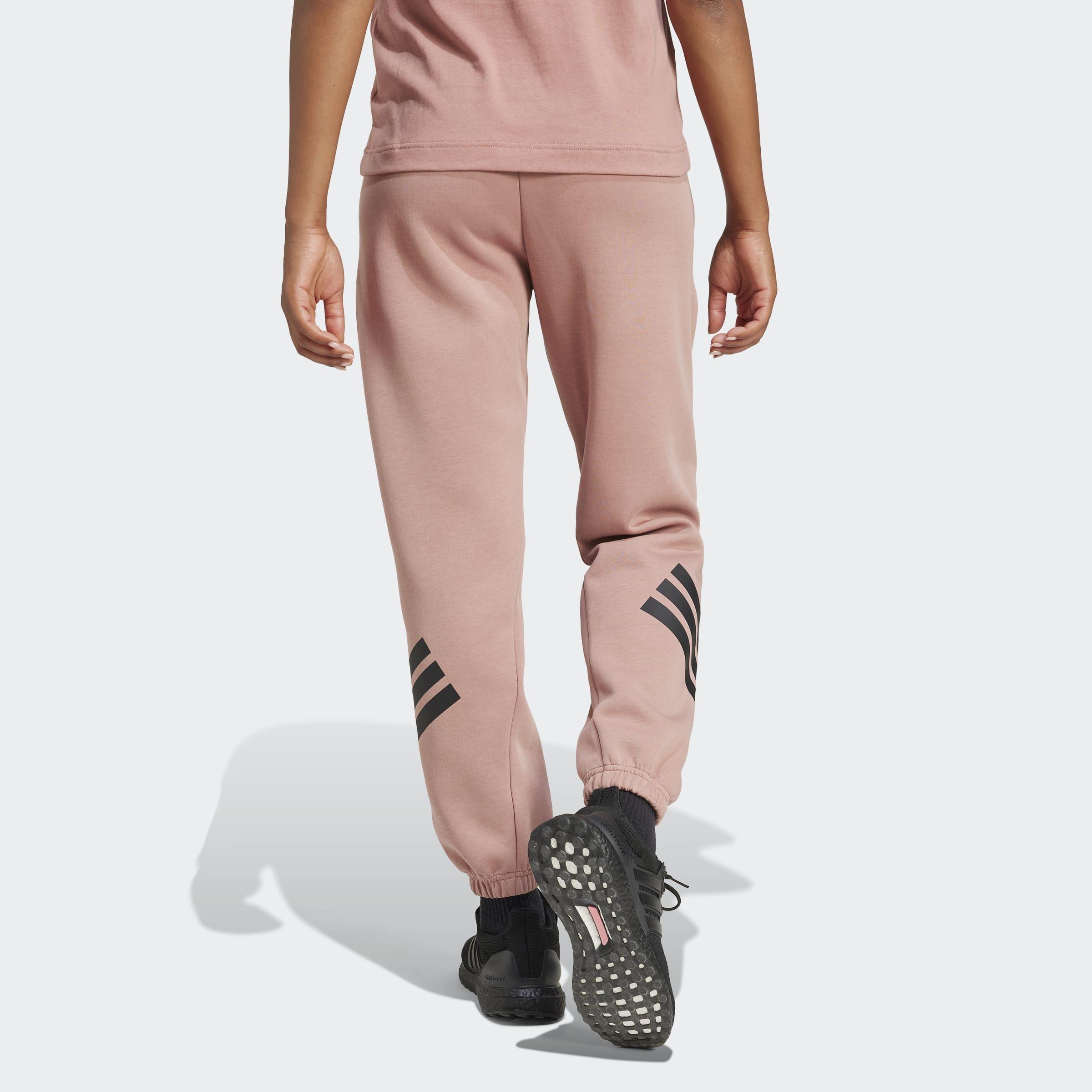 Future Icons 3-Stripes Tracksuit Bottoms, Red, A901_ONE, large image number 4