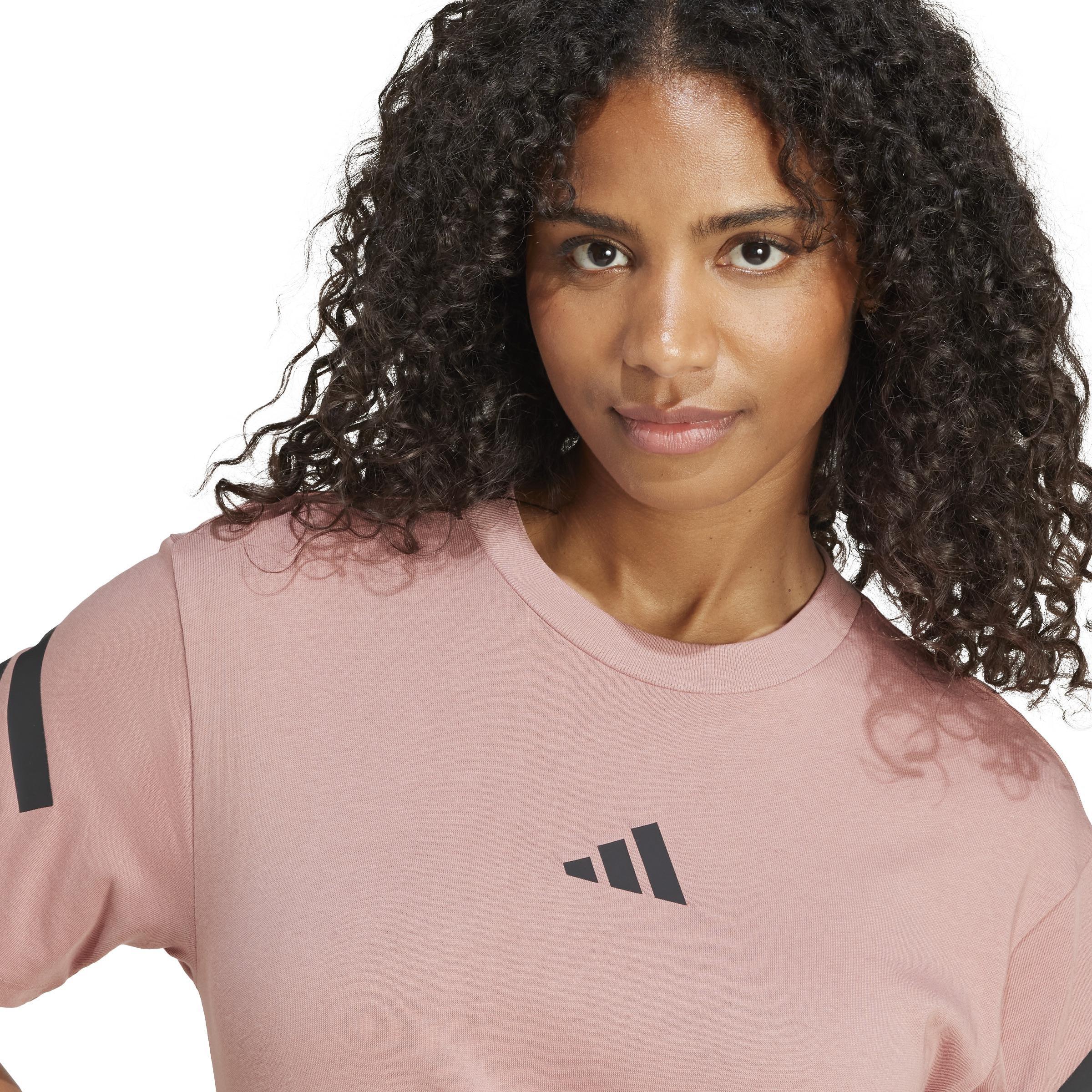 Future Icons 3-Stripes T-Shirt, Red, A901_ONE, large image number 6