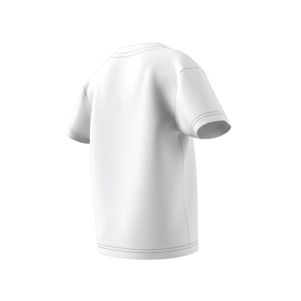 Unisex Kids Adicolor Trefoil T-Shirt, White, , large image number 7