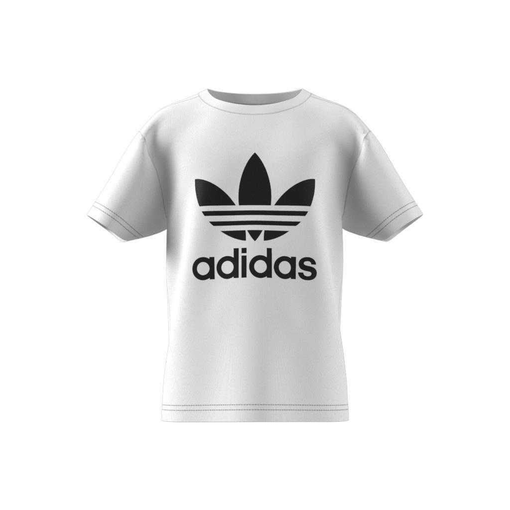 Unisex Kids Adicolor Trefoil T-Shirt, White, , large image number 8