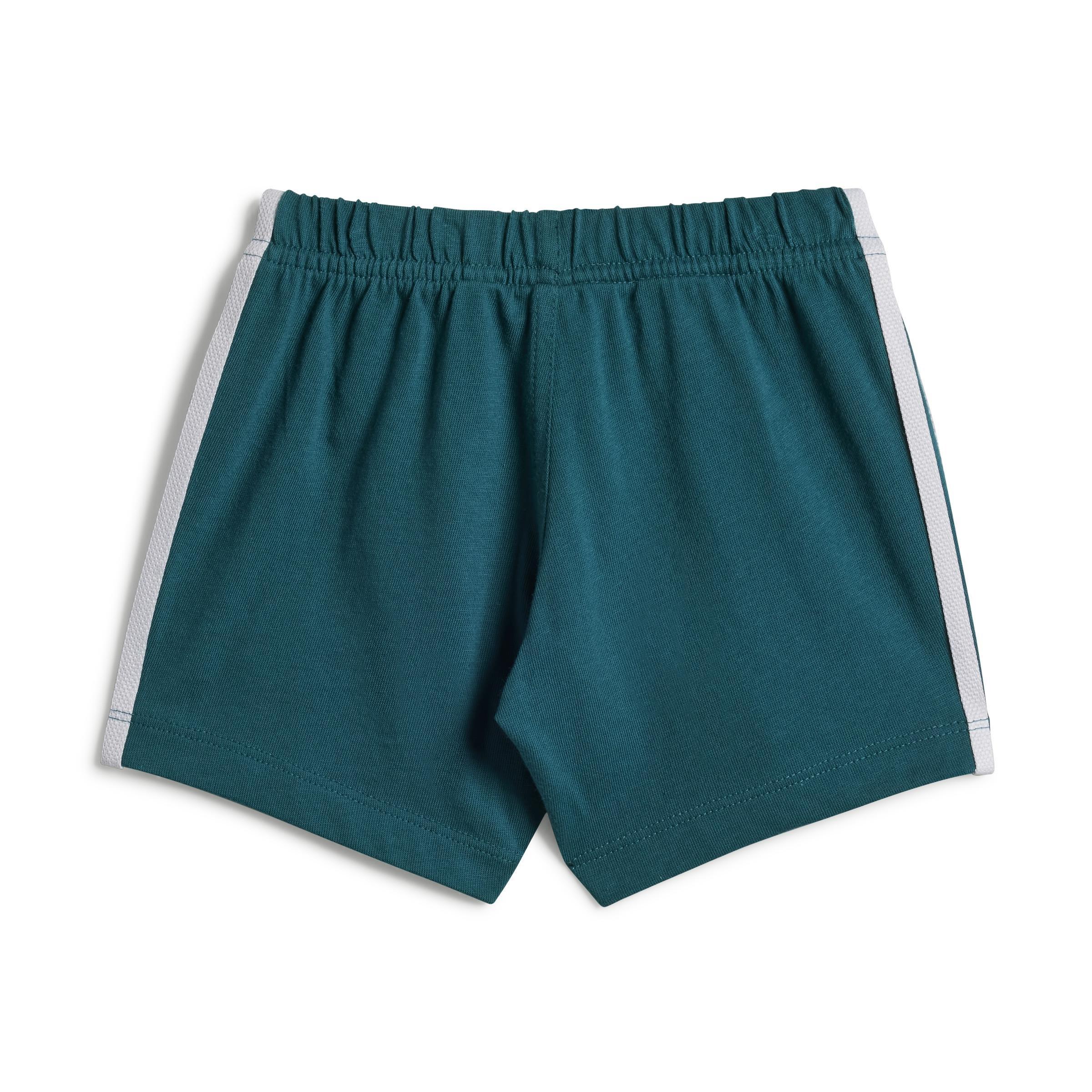 Unisex Kids Shorts Tee Set, Turquoise, , large image number 3