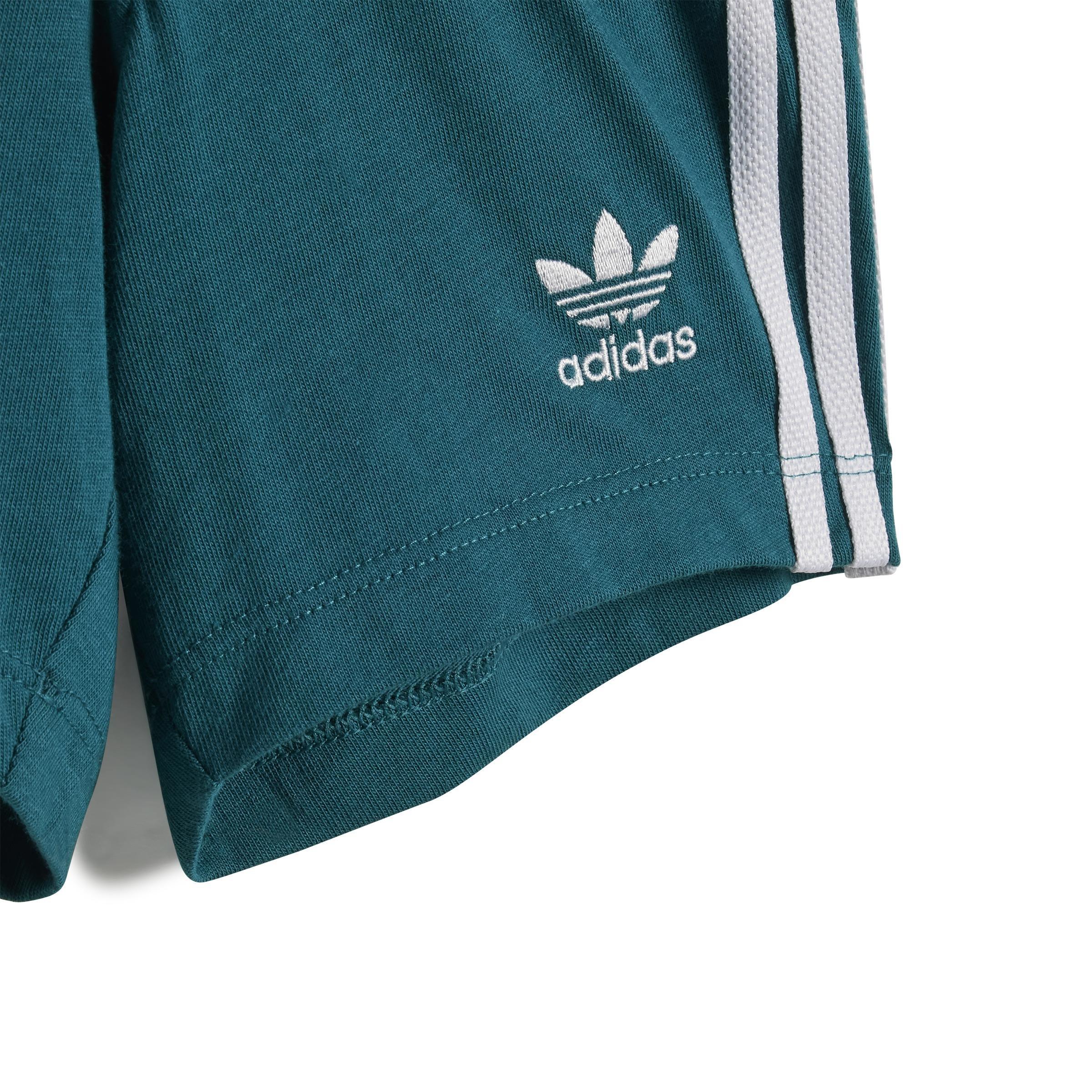 Unisex Kids Shorts Tee Set, Turquoise, , large image number 5