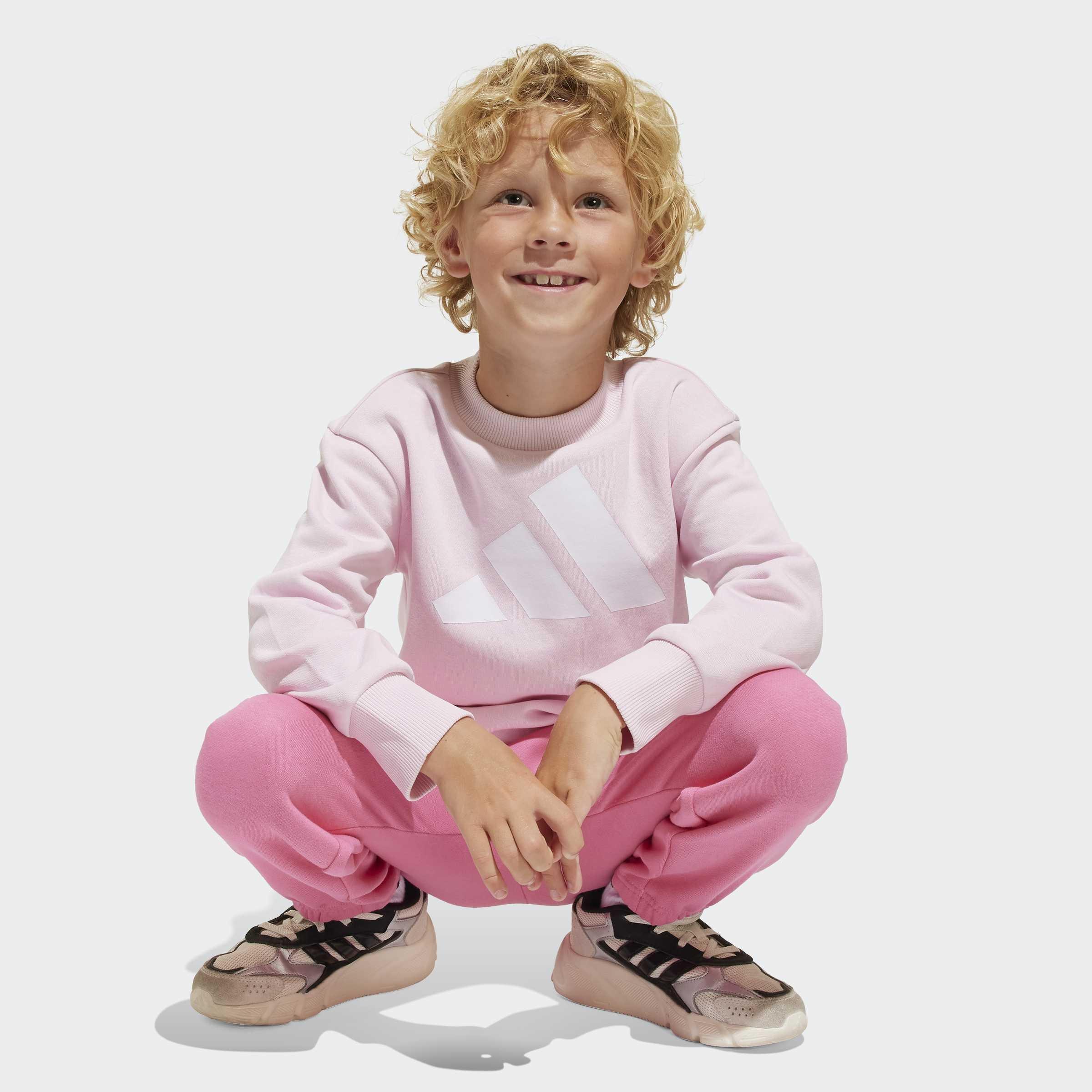 Kids Unisex Essentials Joggers Set, Pink, A901_ONE, large image number 2