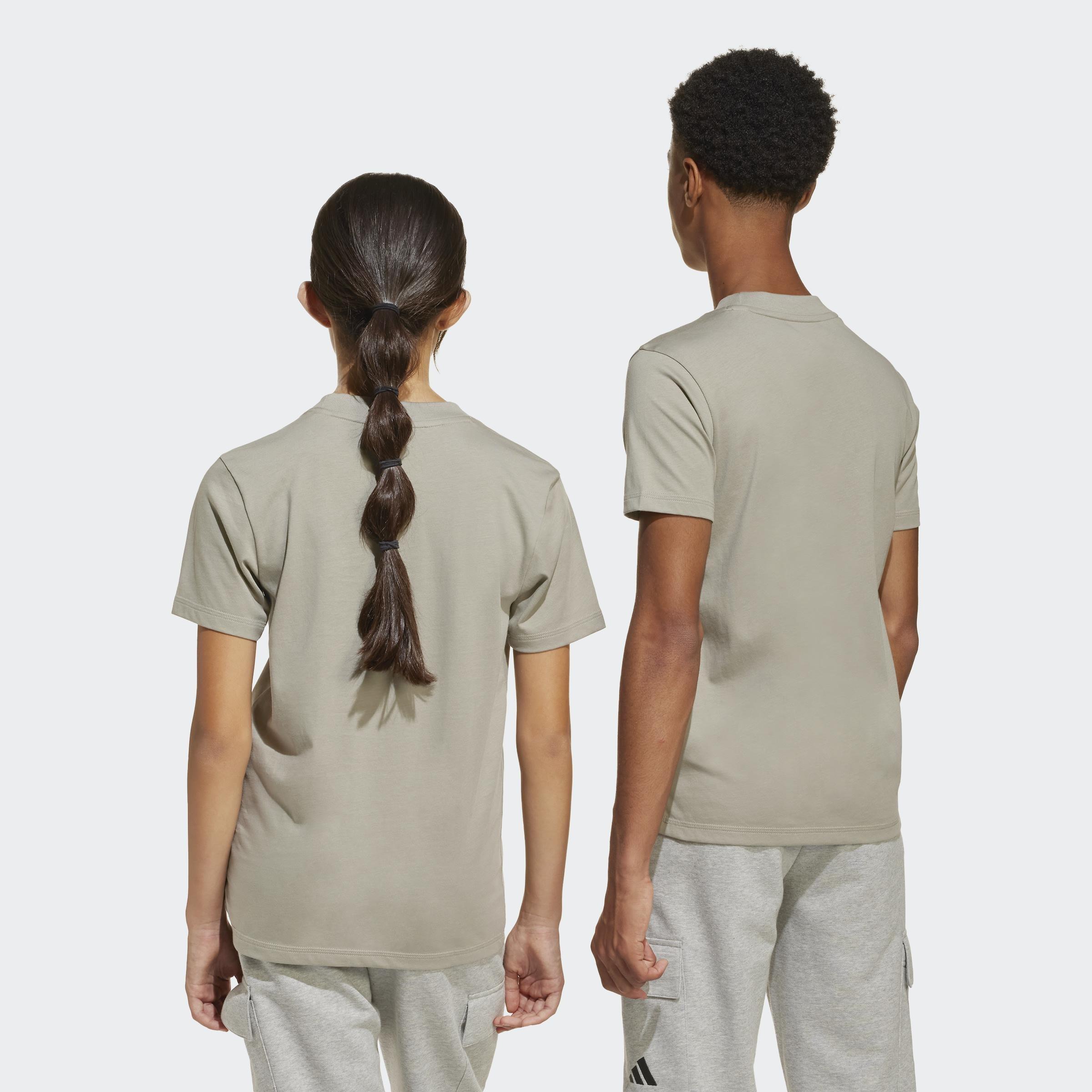 Kids Unisex Essentials T-Shirt, Beige, A901_ONE, large image number 6