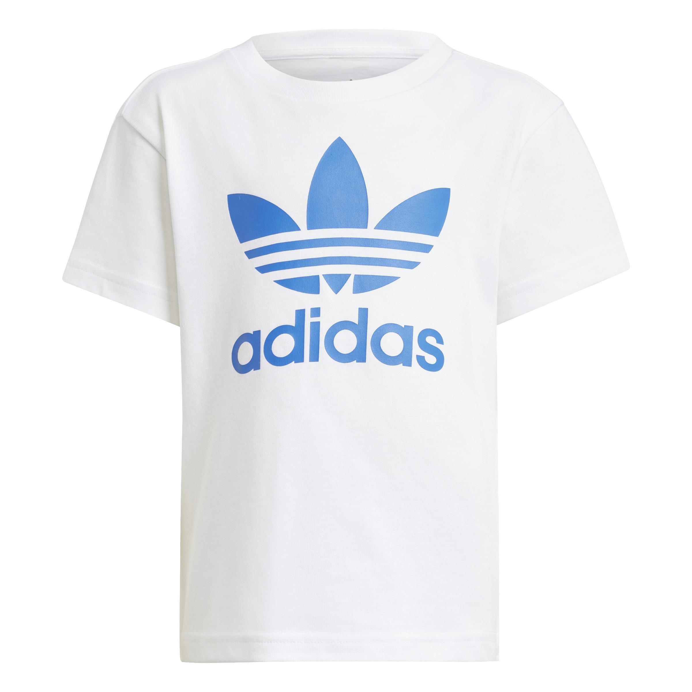 Unisex Kids Adicolor Shorts Tee Set, Blue, , large image number 6