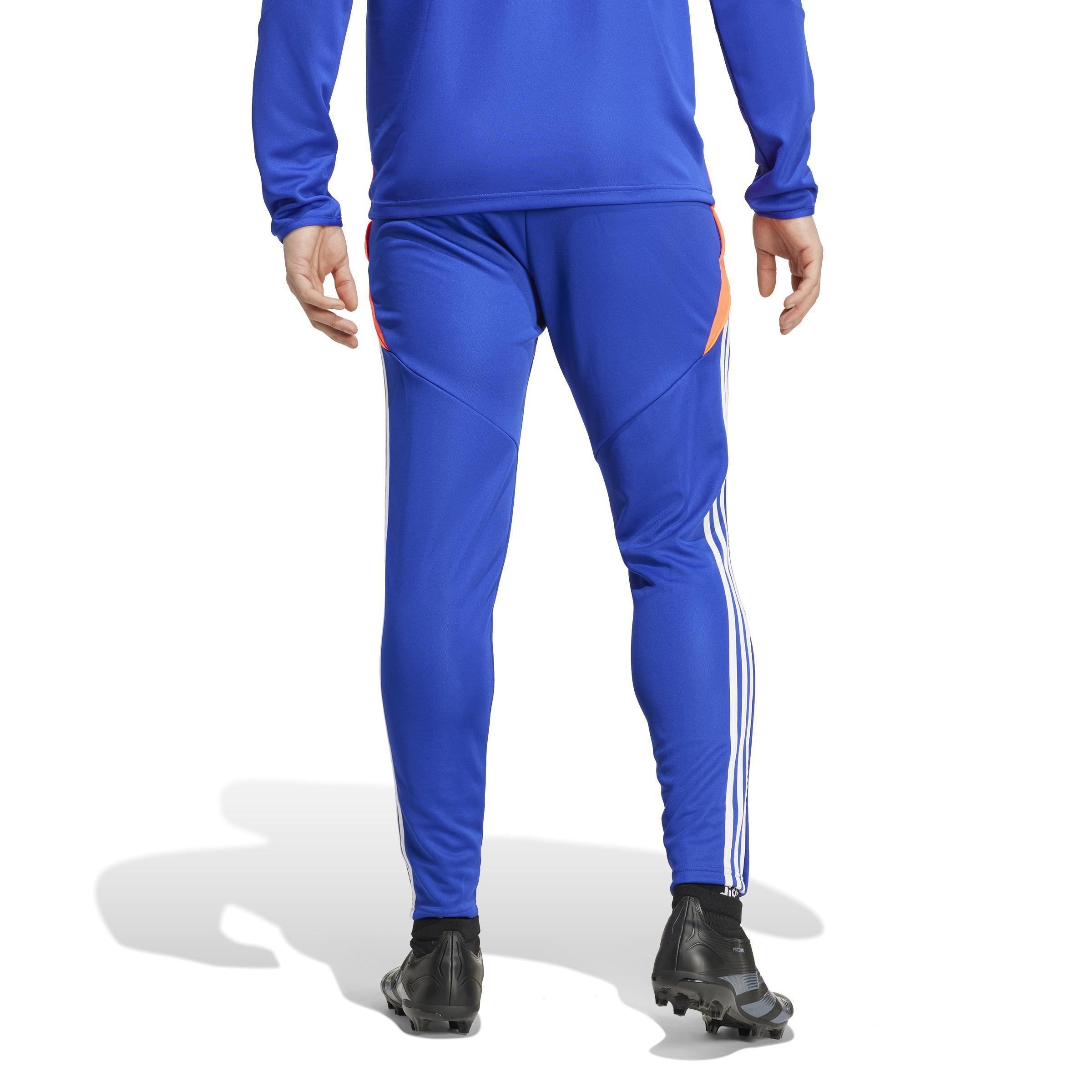 Tiro 24 Slim Training Tracksuit Bottoms, Blue, A901_ONE, large image number 2