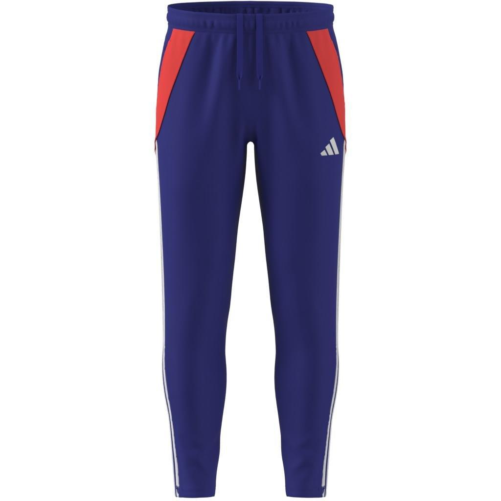 Tiro 24 Slim Training Tracksuit Bottoms, Blue, A901_ONE, large image number 6