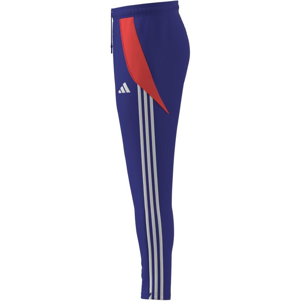 Tiro 24 Slim Training Tracksuit Bottoms, Blue, A901_ONE, large image number 7