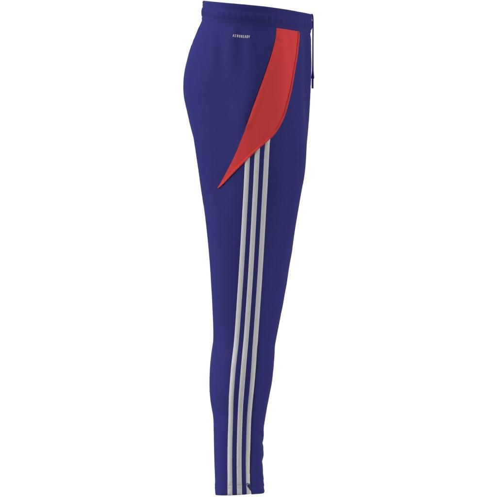 Tiro 24 Slim Training Tracksuit Bottoms, Blue, A901_ONE, large image number 8