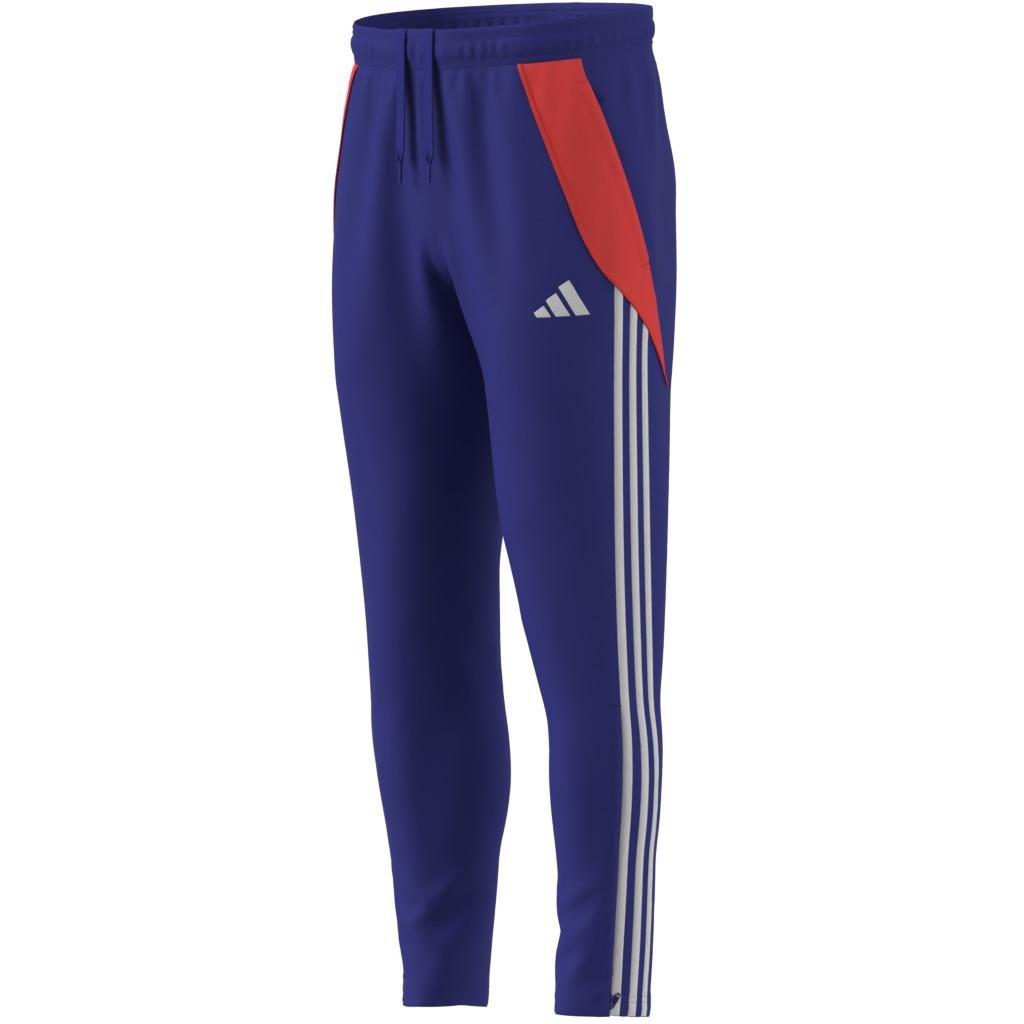 Tiro 24 Slim Training Tracksuit Bottoms, Blue, A901_ONE, large image number 9
