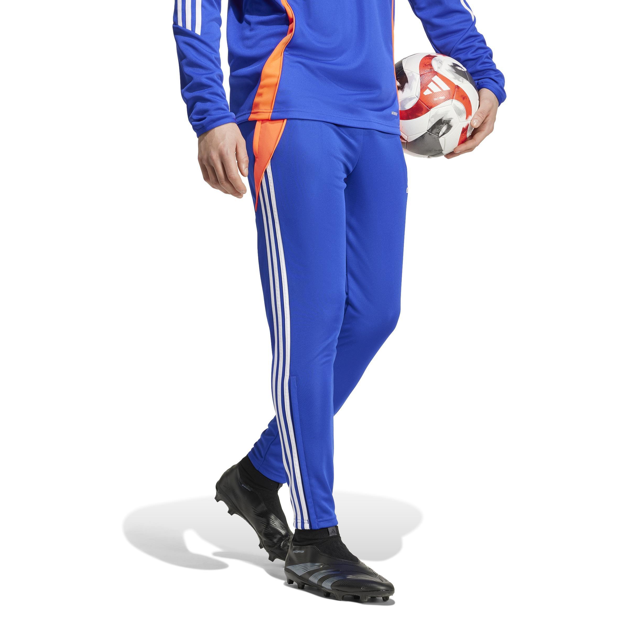 Tiro 24 Slim Training Tracksuit Bottoms, Blue, A901_ONE, large image number 11