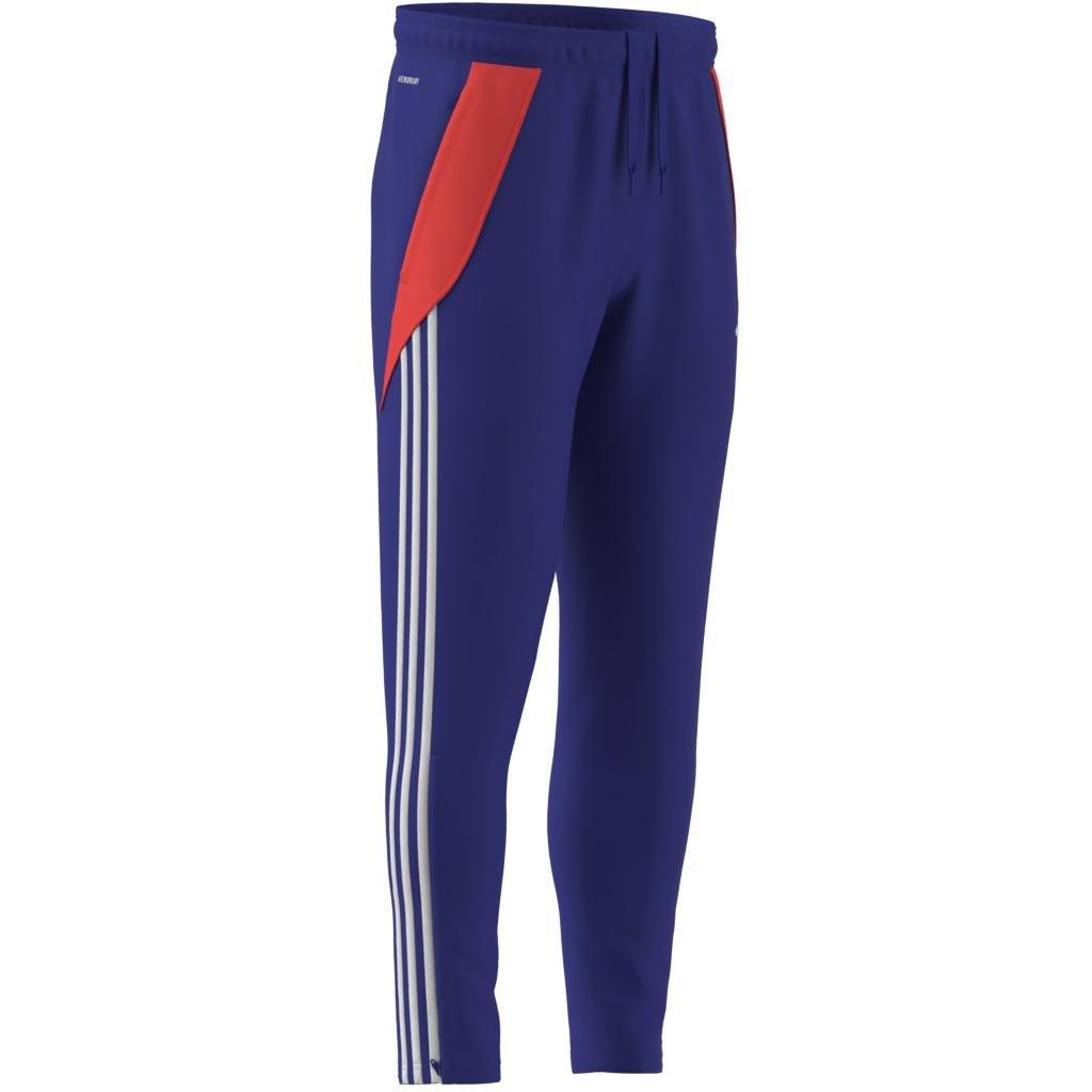 Tiro 24 Slim Training Tracksuit Bottoms, Blue, A901_ONE, large image number 13