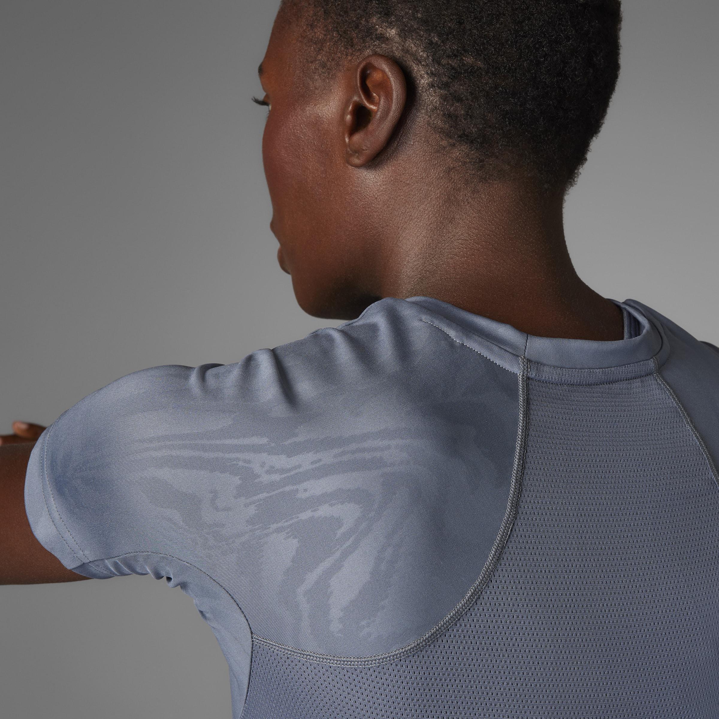 Techfit Printed T-Shirt, Grey, A901_ONE, large image number 13