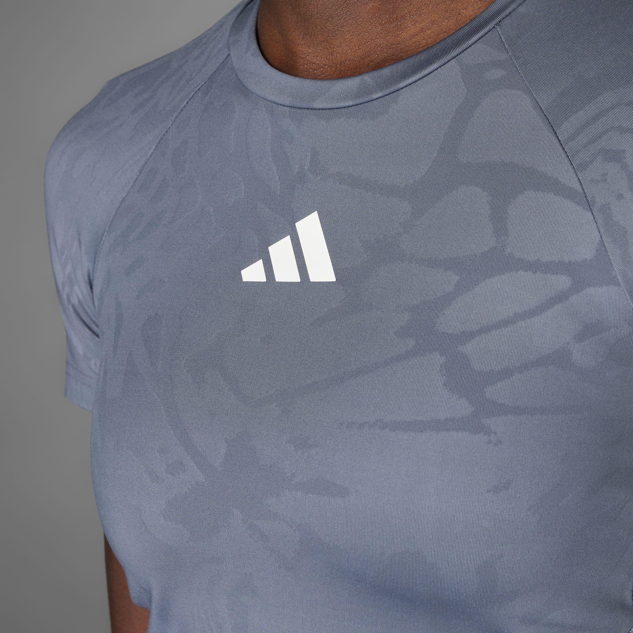 Techfit Printed T-Shirt, Grey, A901_ONE, large image number 14