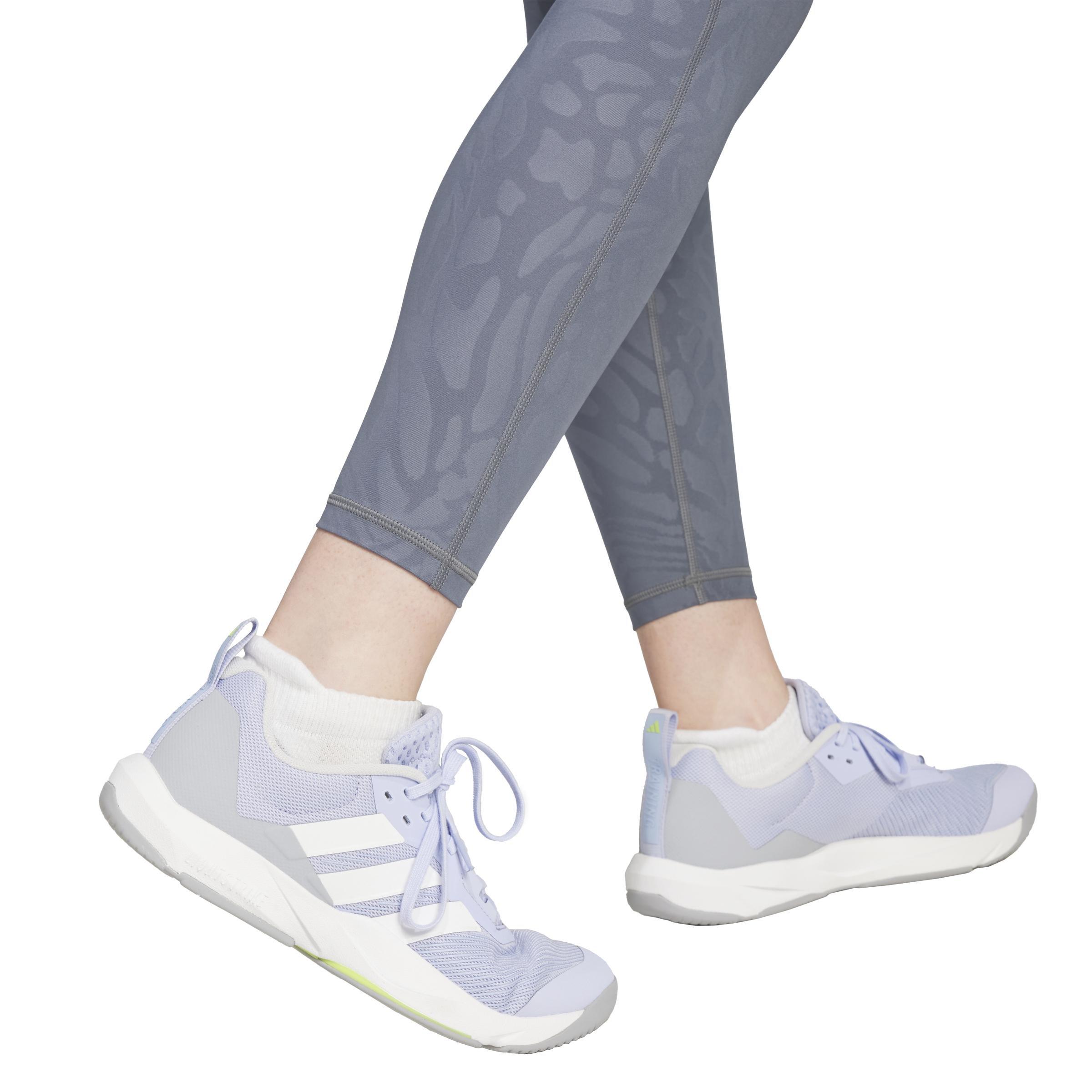 Techfit Printed 7/8 Leggings, Grey, A901_ONE, large image number 5