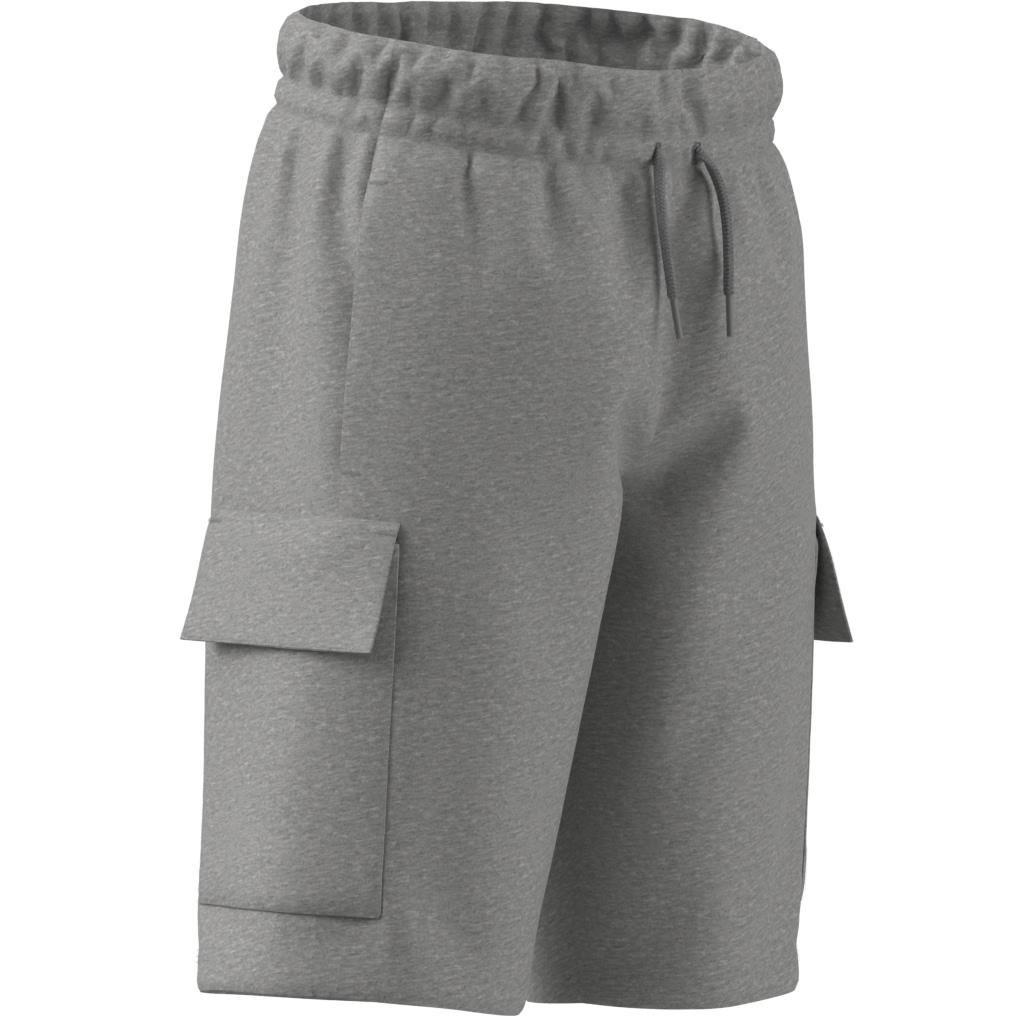 Kids Unisex Essentials Cargo Shorts, Grey, A901_ONE, large image number 11