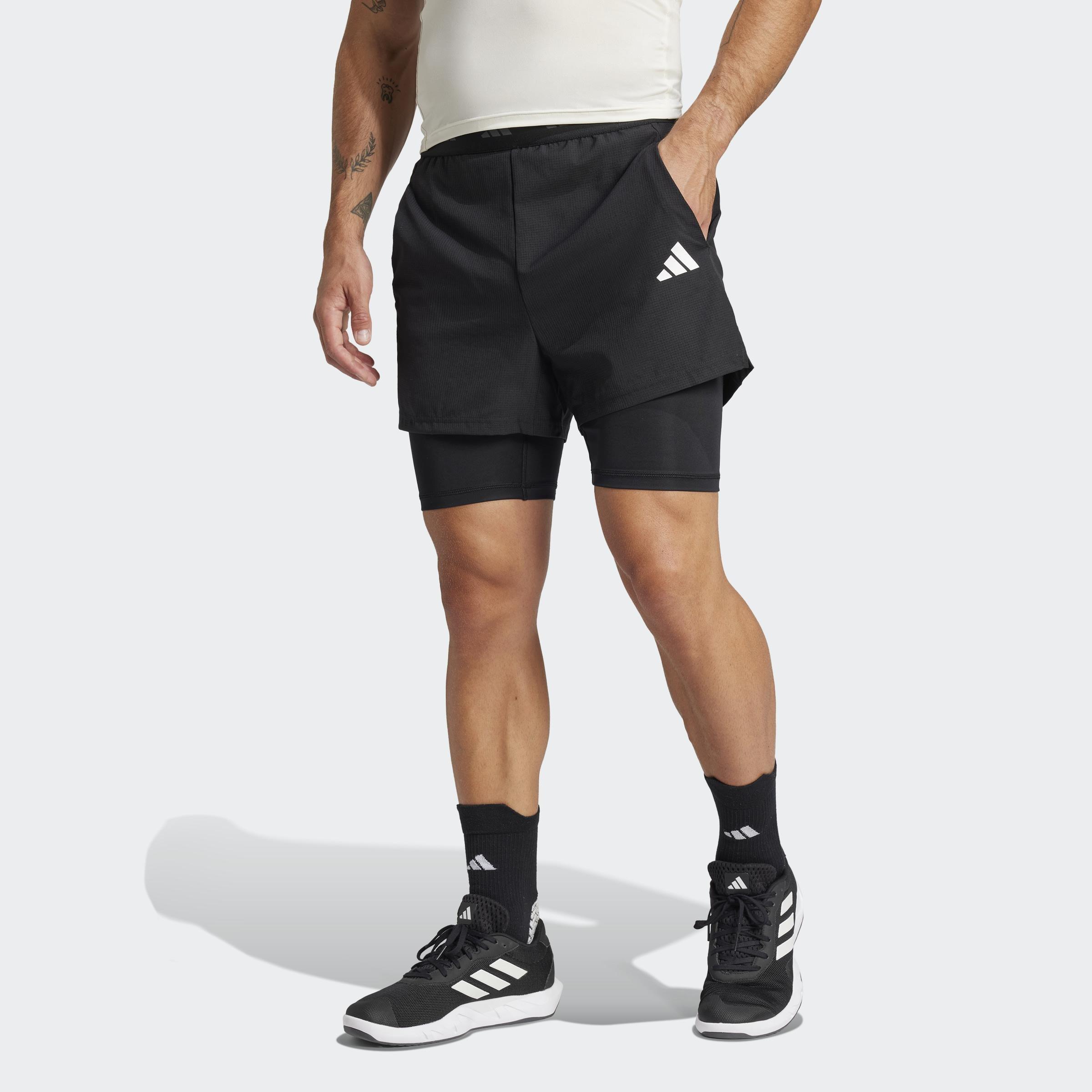 Gym+ 2-In-1 Shorts, Black, A901_ONE, large image number 5