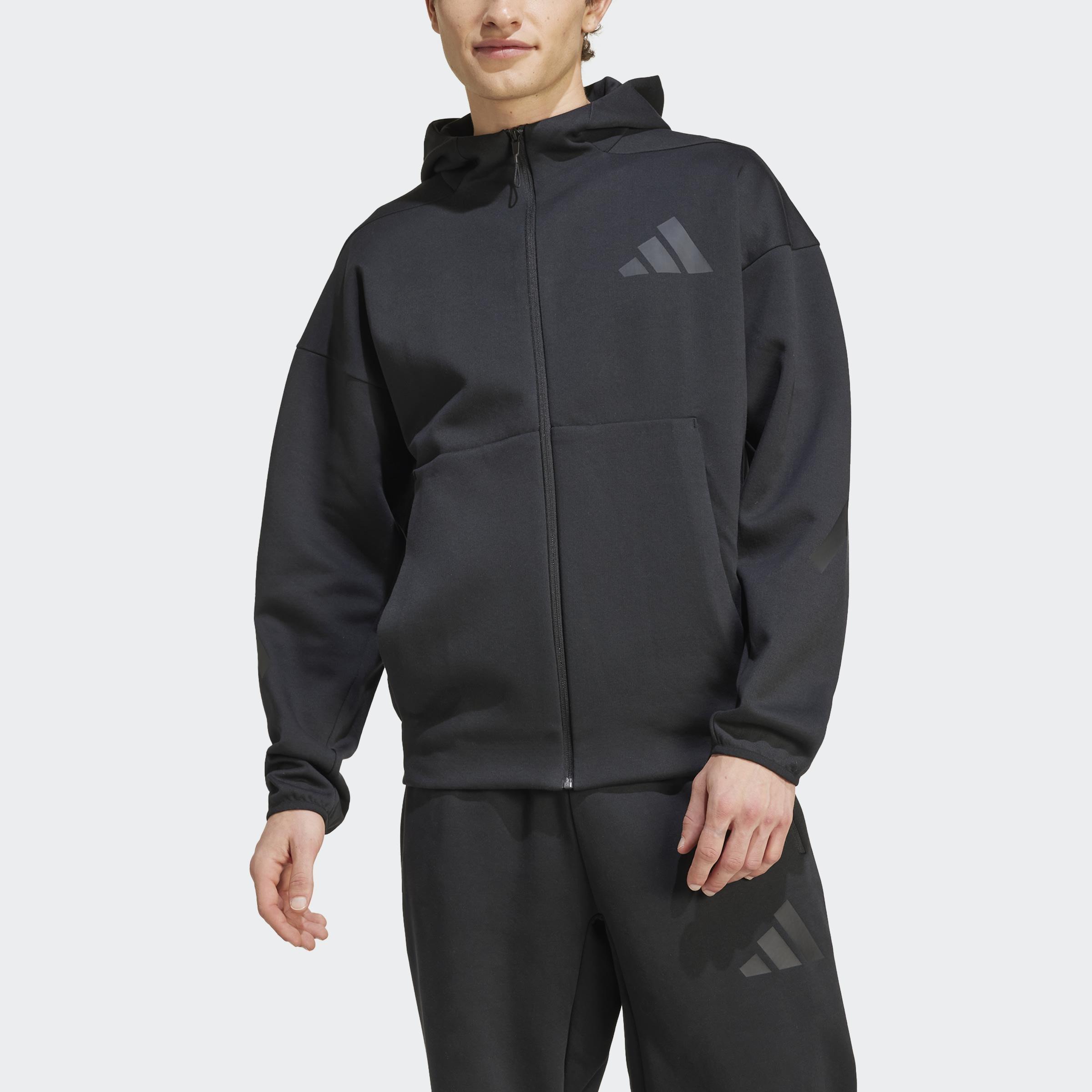 Adidas Z.N.E. Full Zip, Black, A901_ONE, large image number 1