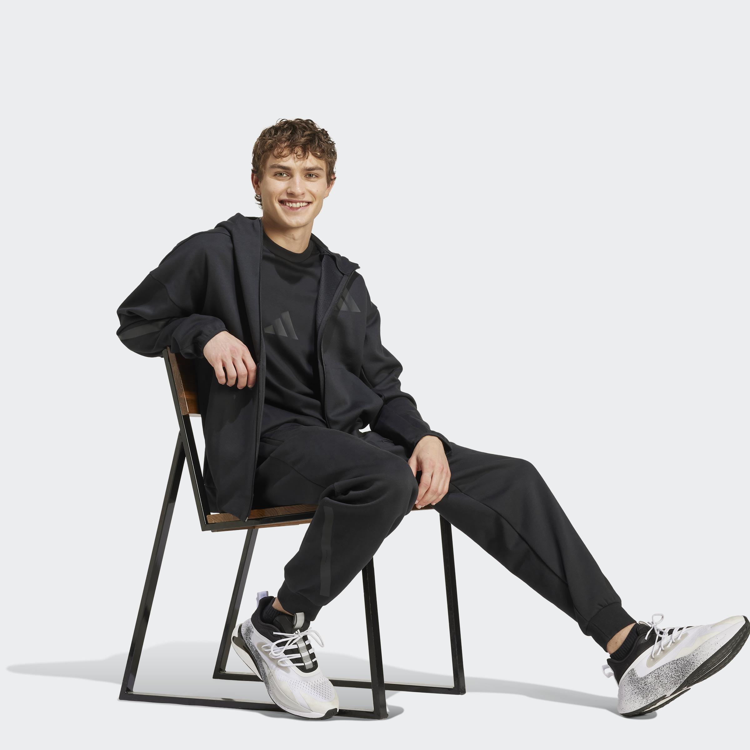 Adidas Z.N.E. Full Zip, Black, A901_ONE, large image number 5