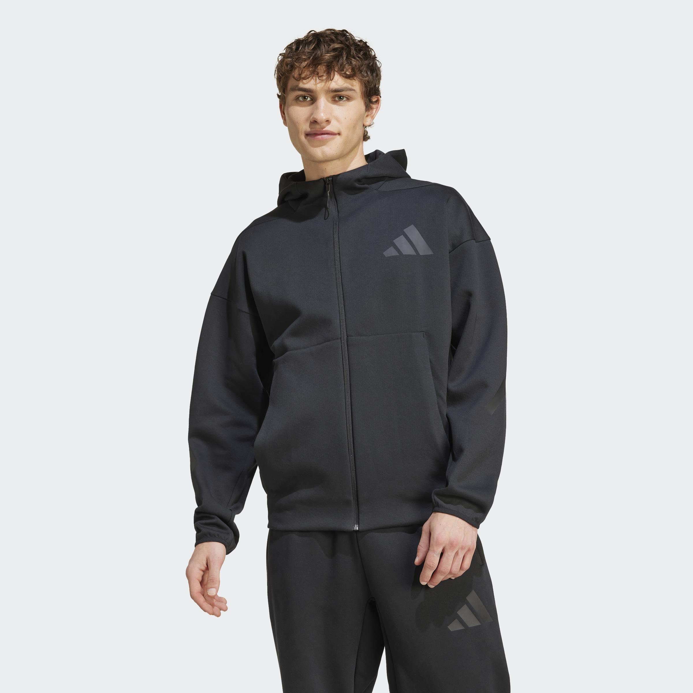 Adidas Z.N.E. Full Zip, Black, A901_ONE, large image number 6