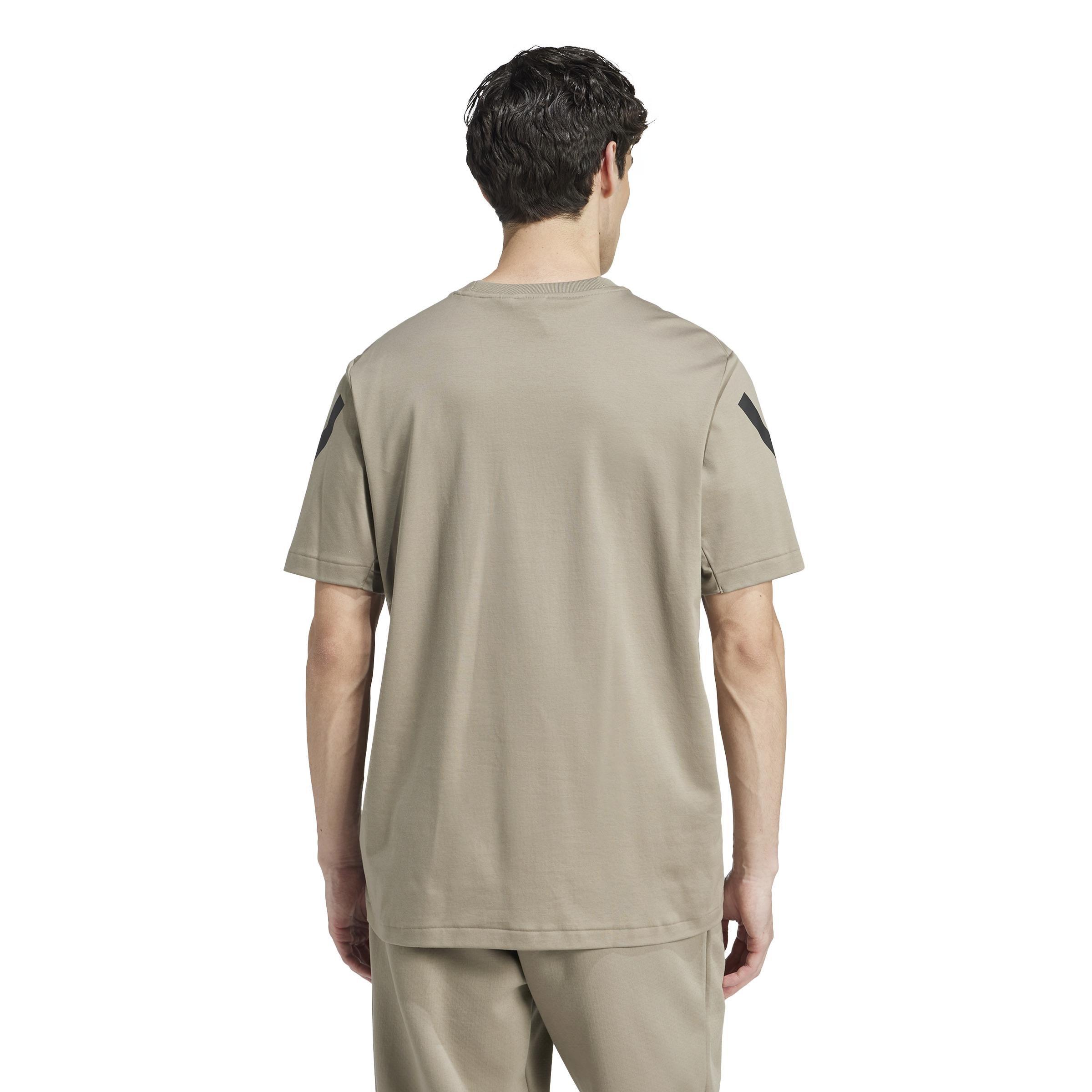 adidas Z.N.E. T-Shirt, Grey, A901_ONE, large image number 3