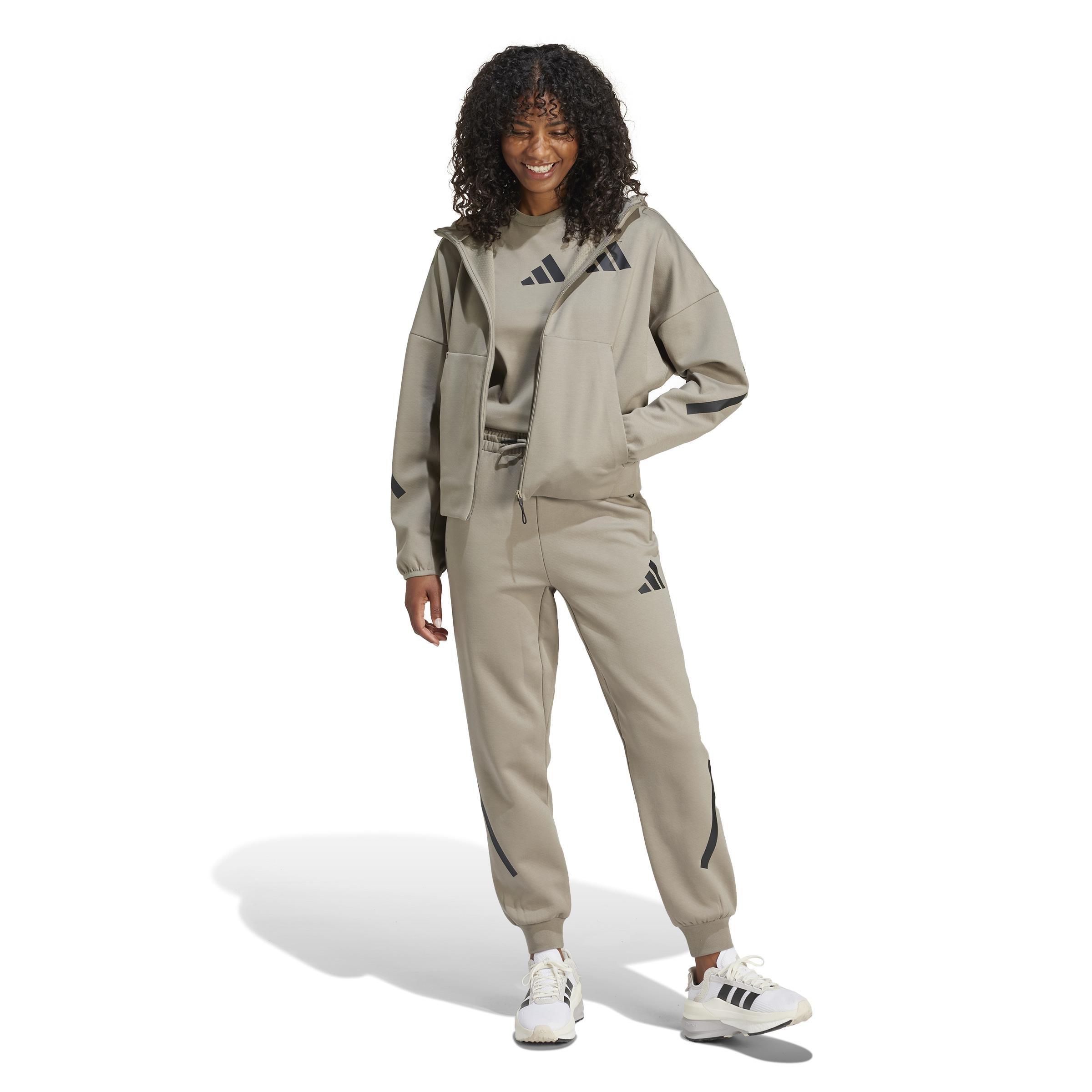 adidas Z.N.E. Tracksuit Bottoms, Brown, A901_ONE, large image number 9