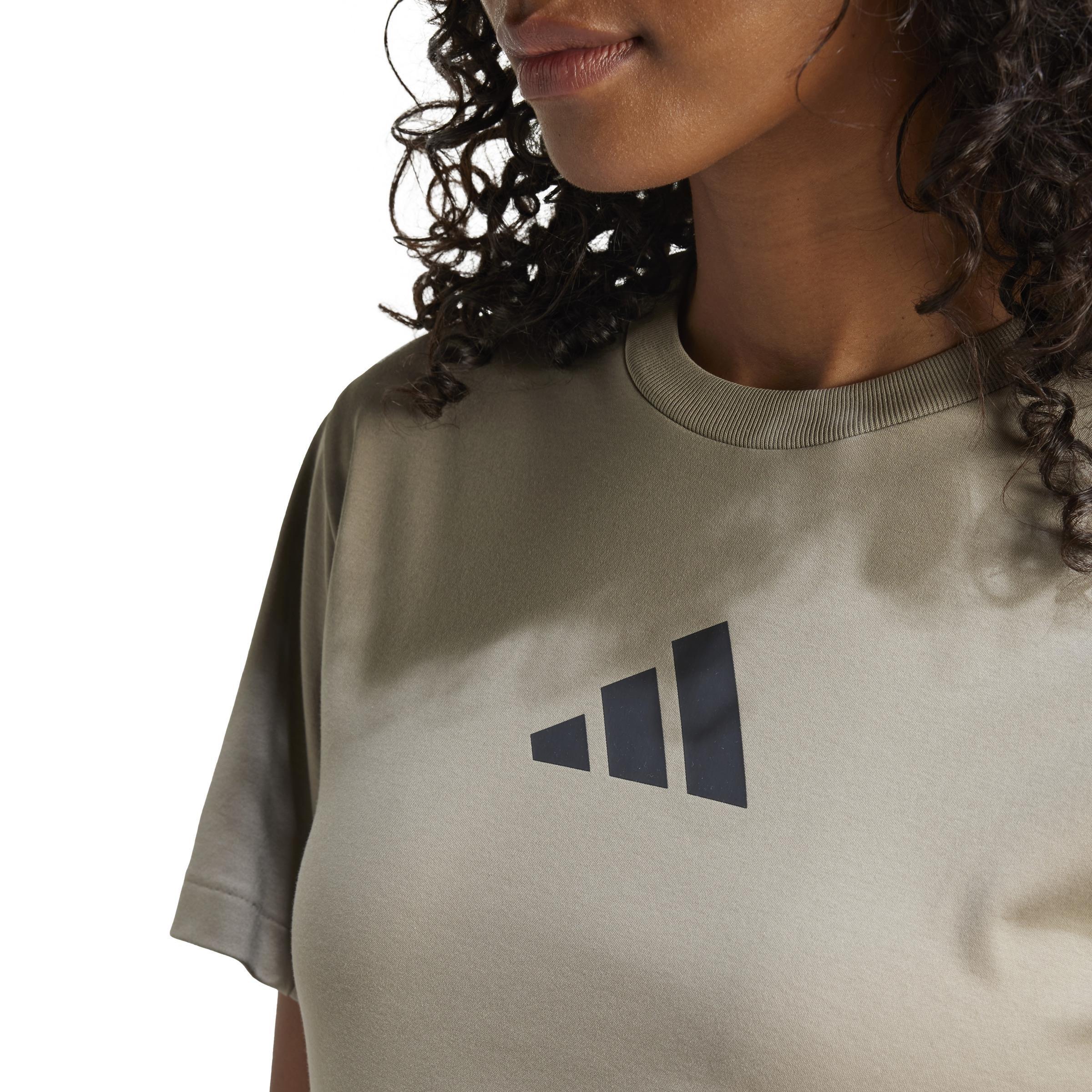 adidas Z.N.E. T-Shirt, Brown, A901_ONE, large image number 5