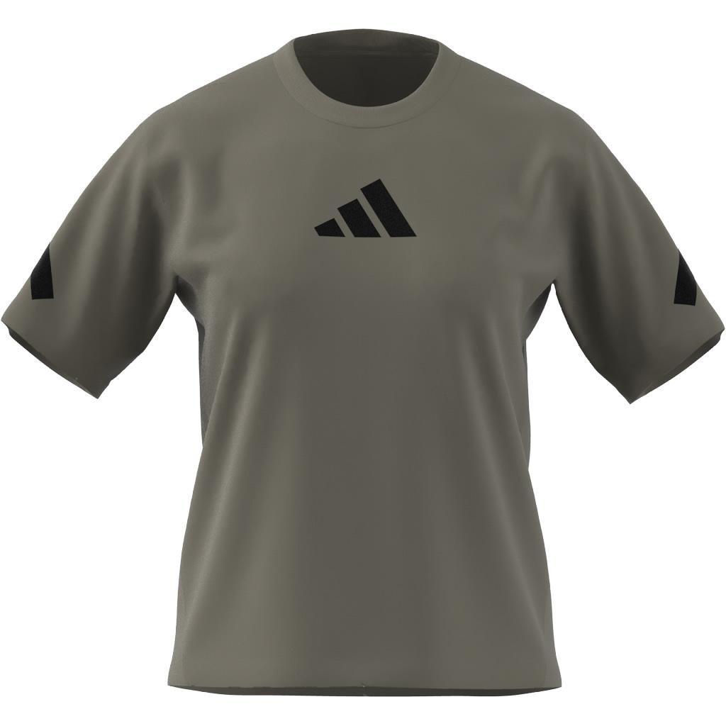 adidas Z.N.E. T-Shirt, Brown, A901_ONE, large image number 10