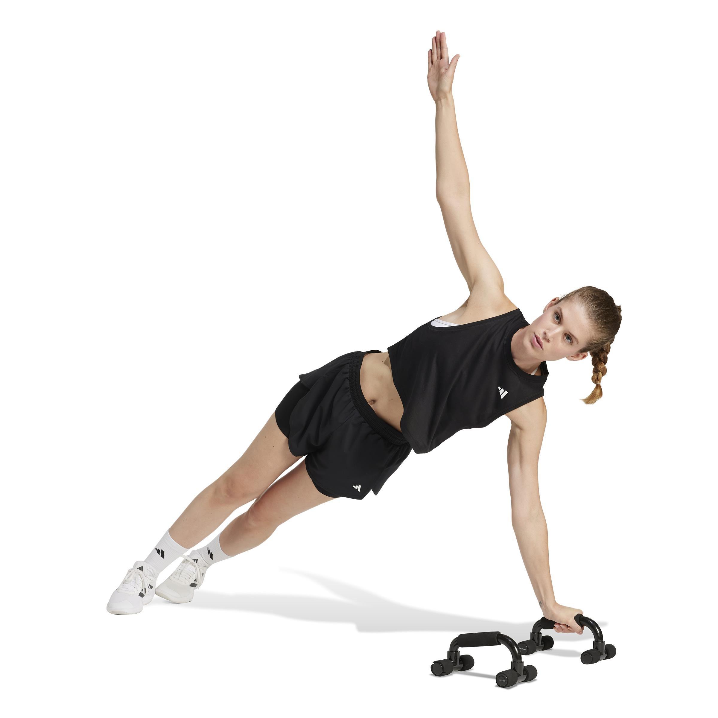 Train Essentials Boxy Workout Tank Top, Black, A901_ONE, large image number 8