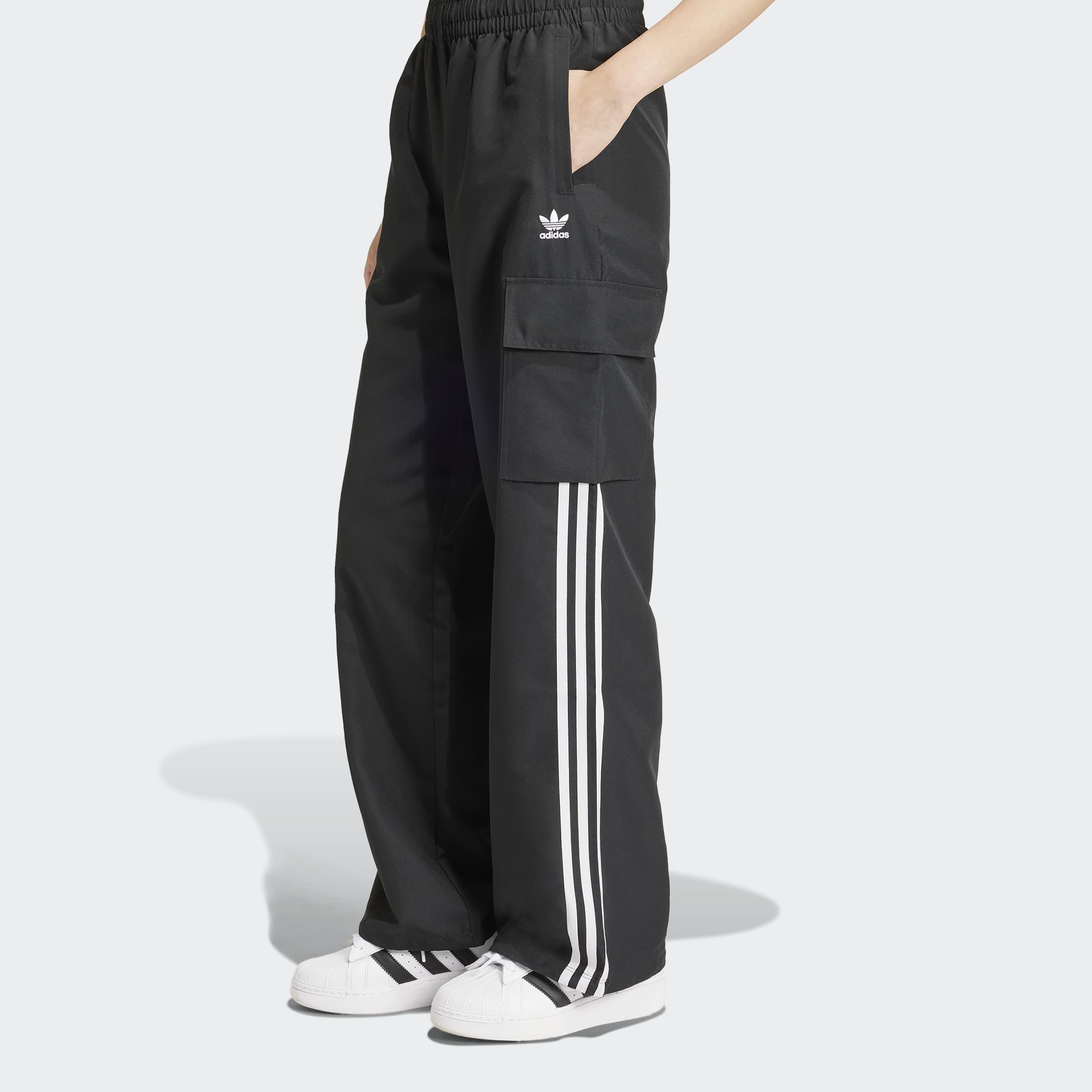 Adicolor 3-Stripes Cargo Tracksuit Bottoms, Black, A901_ONE, large image number 3