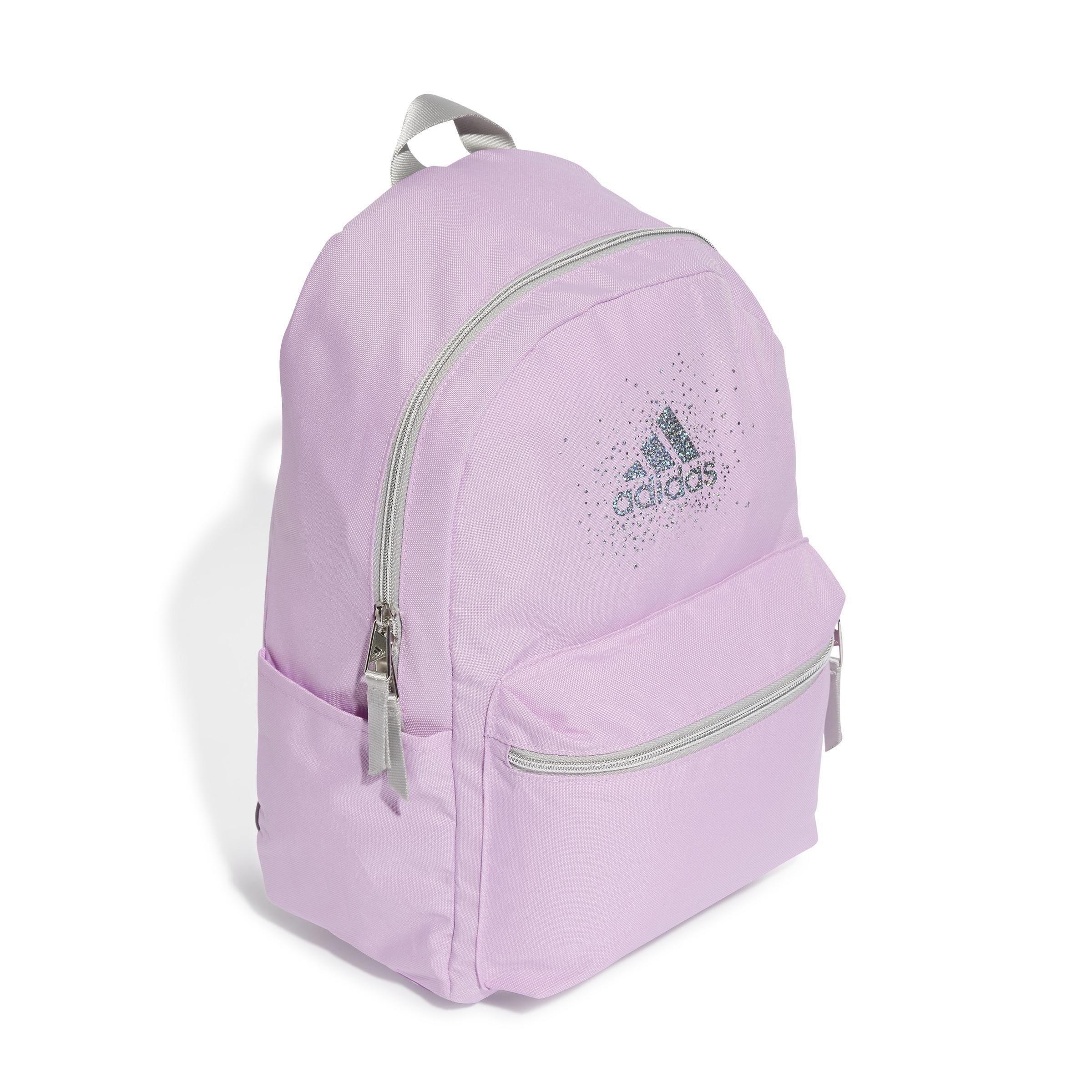 Kids Winter Glam Backpack, Purple, A901_ONE, large image number 1