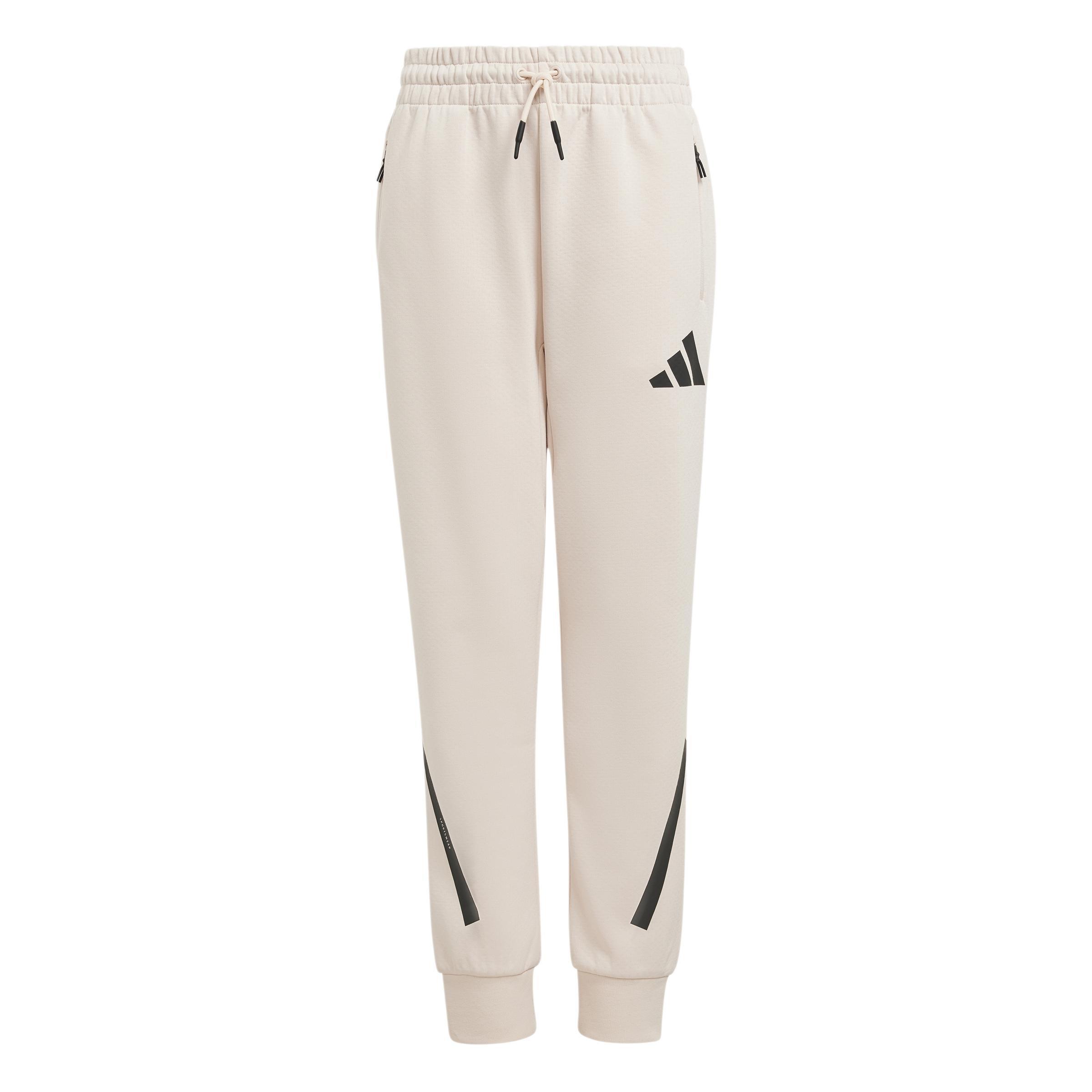 Unisex Kids adidas Z.N.E. Tapered-Leg Tracksuit Bottoms, Pink, , large image number 0