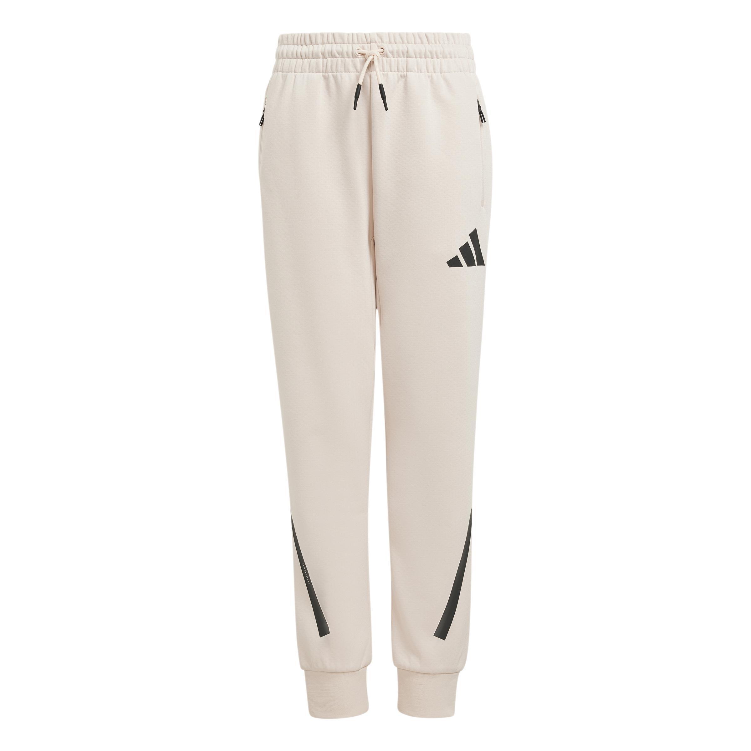 Unisex Kids adidas Z.N.E. Tapered-Leg Tracksuit Bottoms, Pink, , large image number 1