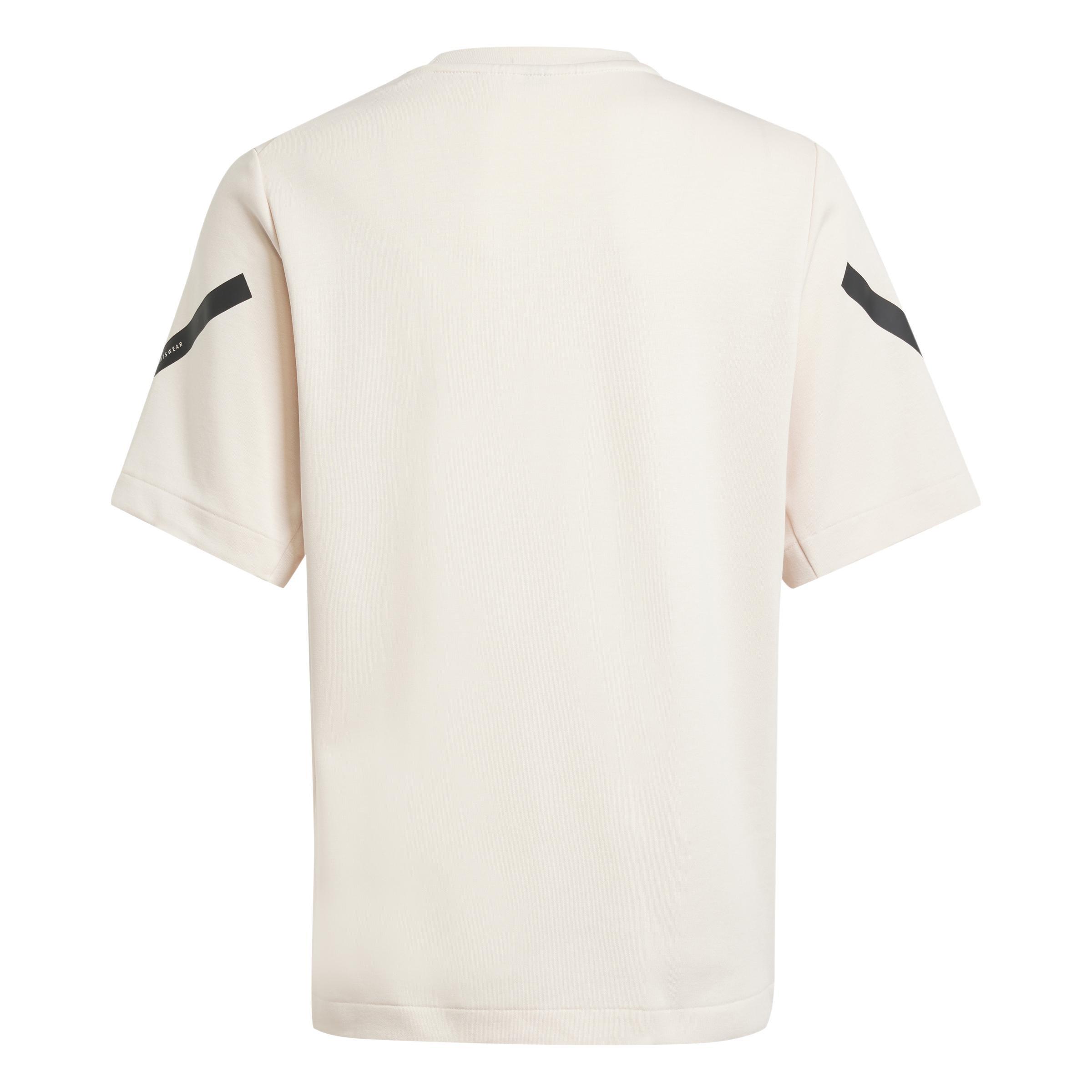 Unisex Kids adidas Z.N.E. T-Shirt, Pink, , large image number 2