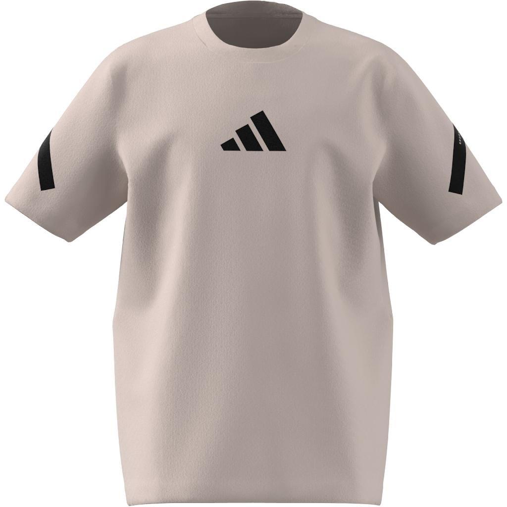 Unisex Kids adidas Z.N.E. T-Shirt, Pink, , large image number 6