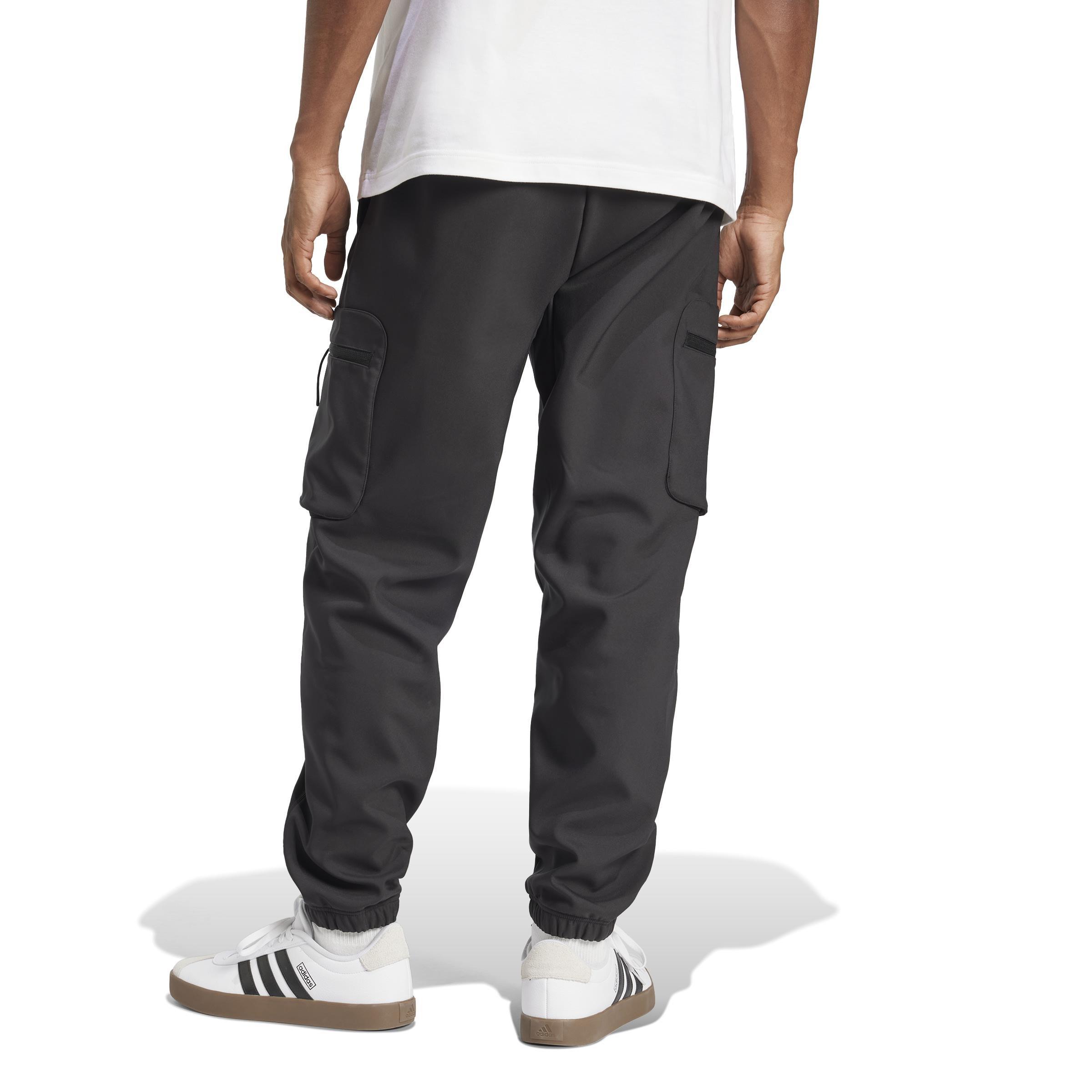 City Escape Premium Cargo Trousers, Black, A901_ONE, large image number 3