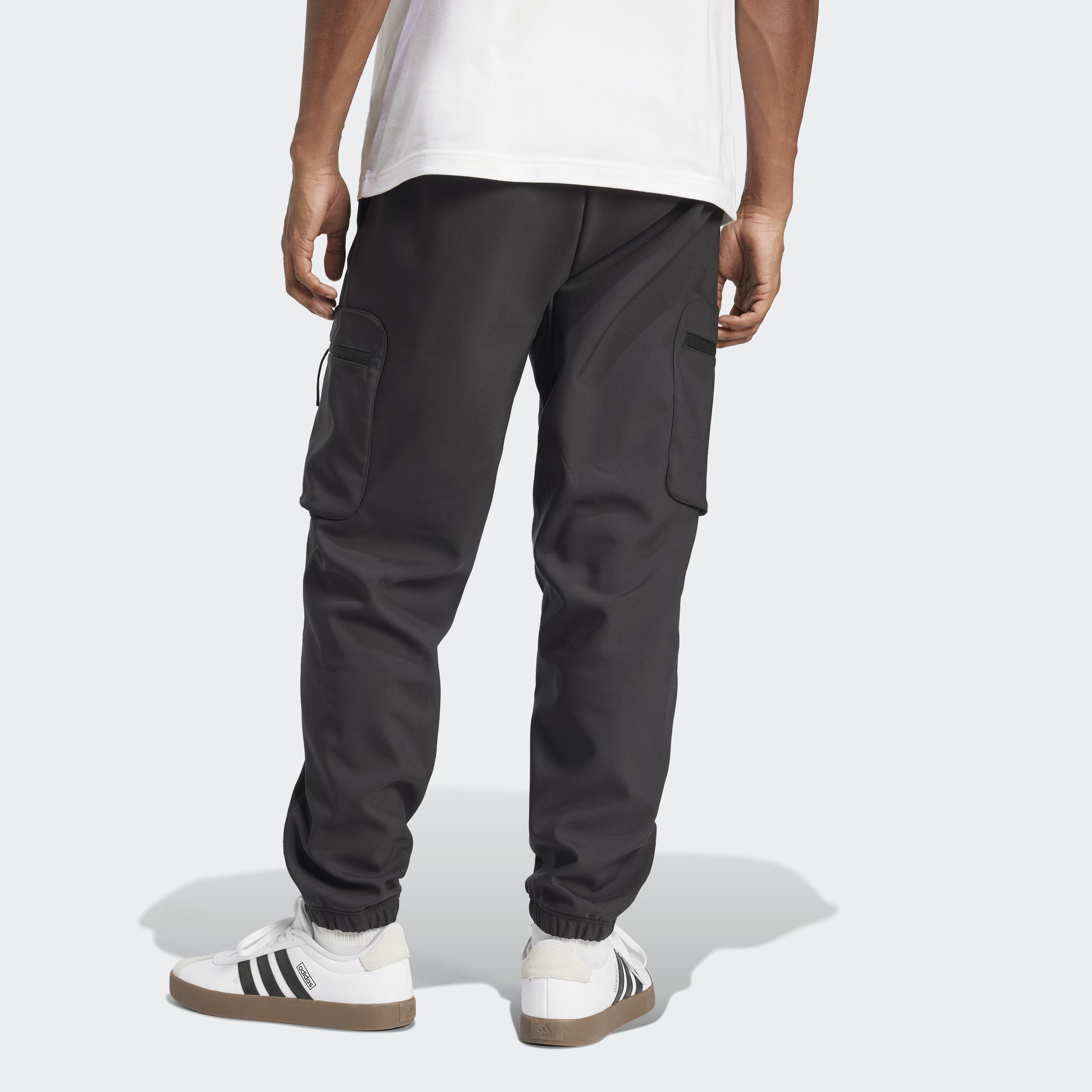 City Escape Premium Cargo Trousers, Black, A901_ONE, large image number 4