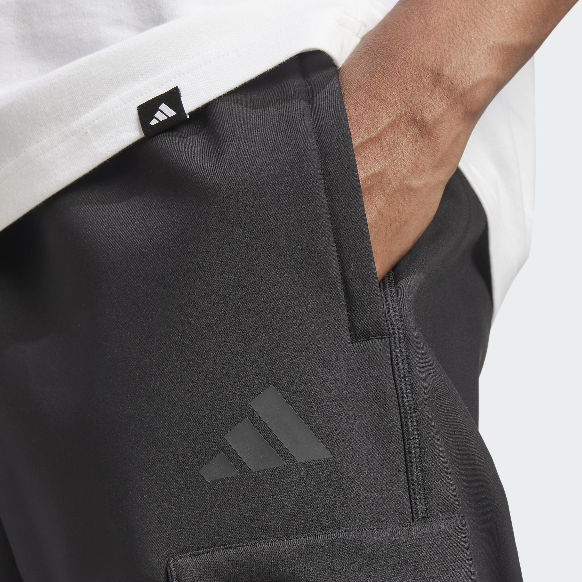 City Escape Premium Cargo Trousers, Black, A901_ONE, large image number 7