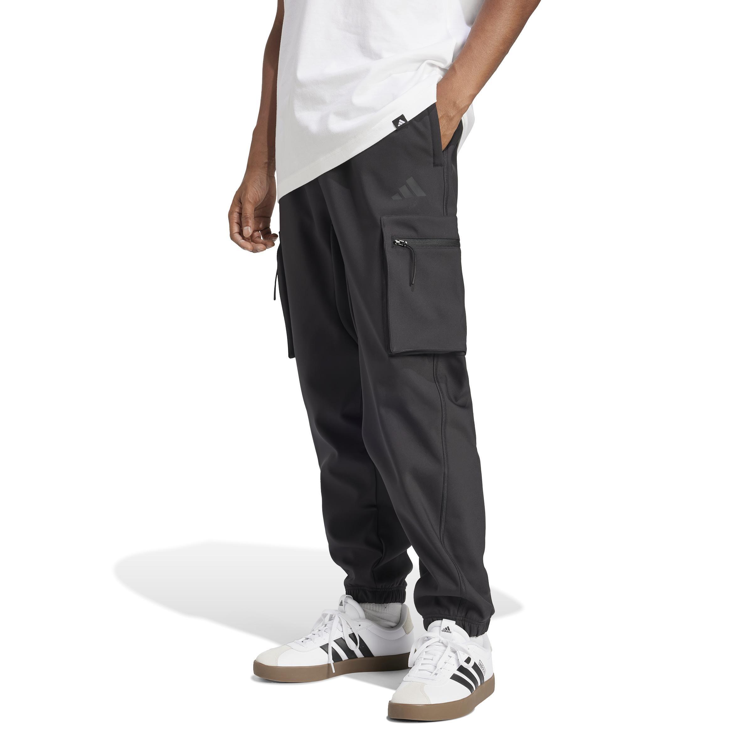 City Escape Premium Cargo Trousers, Black, A901_ONE, large image number 9