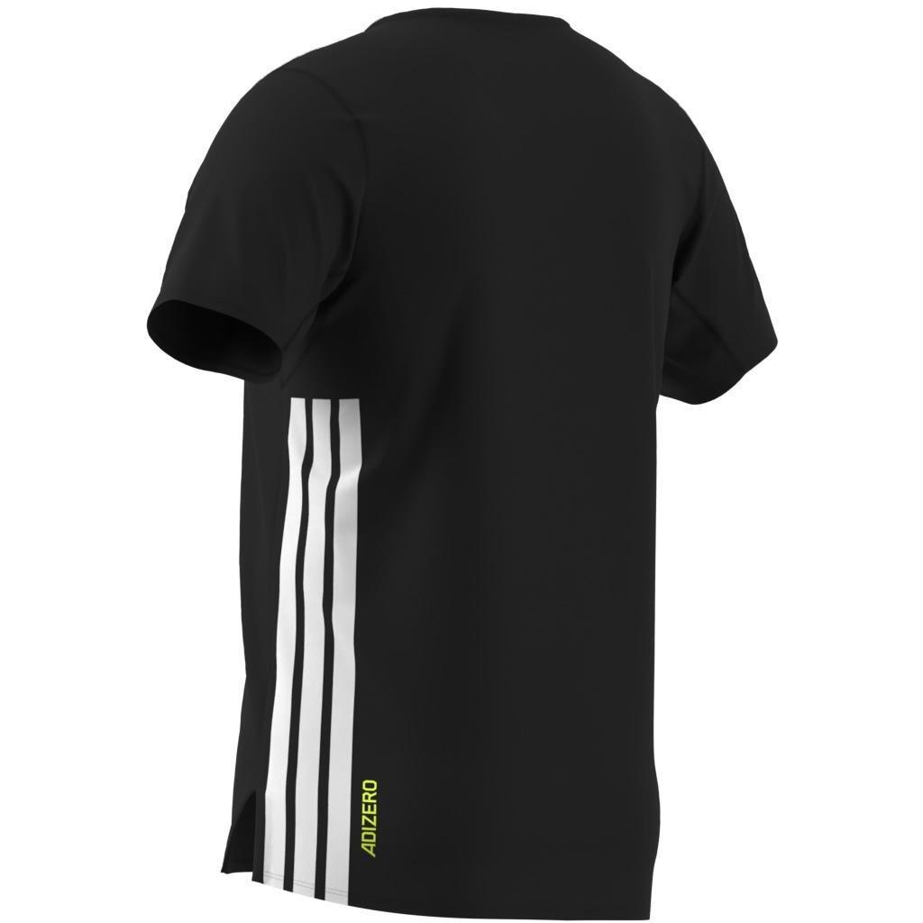 Adizero Running T-Shirt, Black, A901_ONE, large image number 12