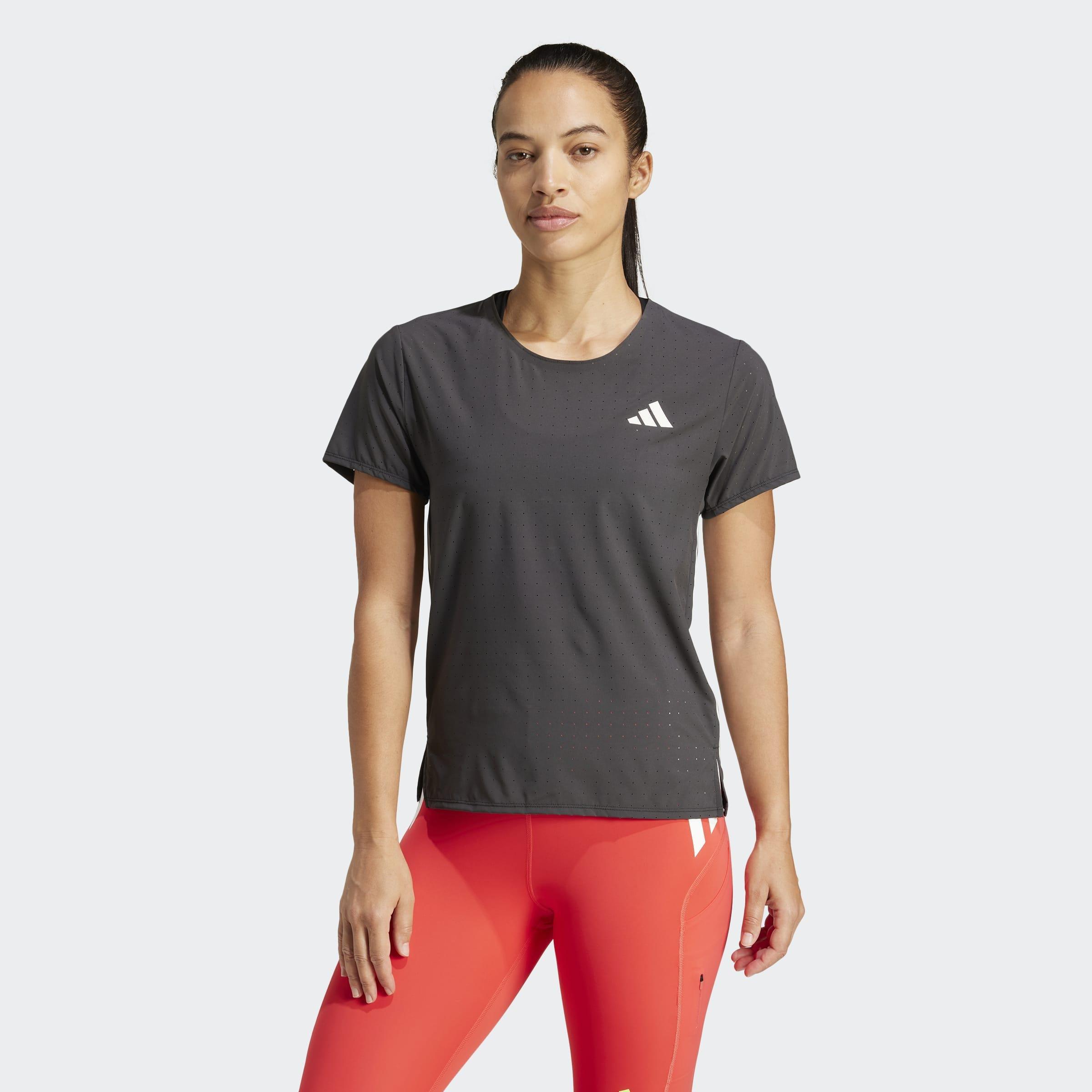 Adizero Running Tee, Black, A901_ONE, large image number 14